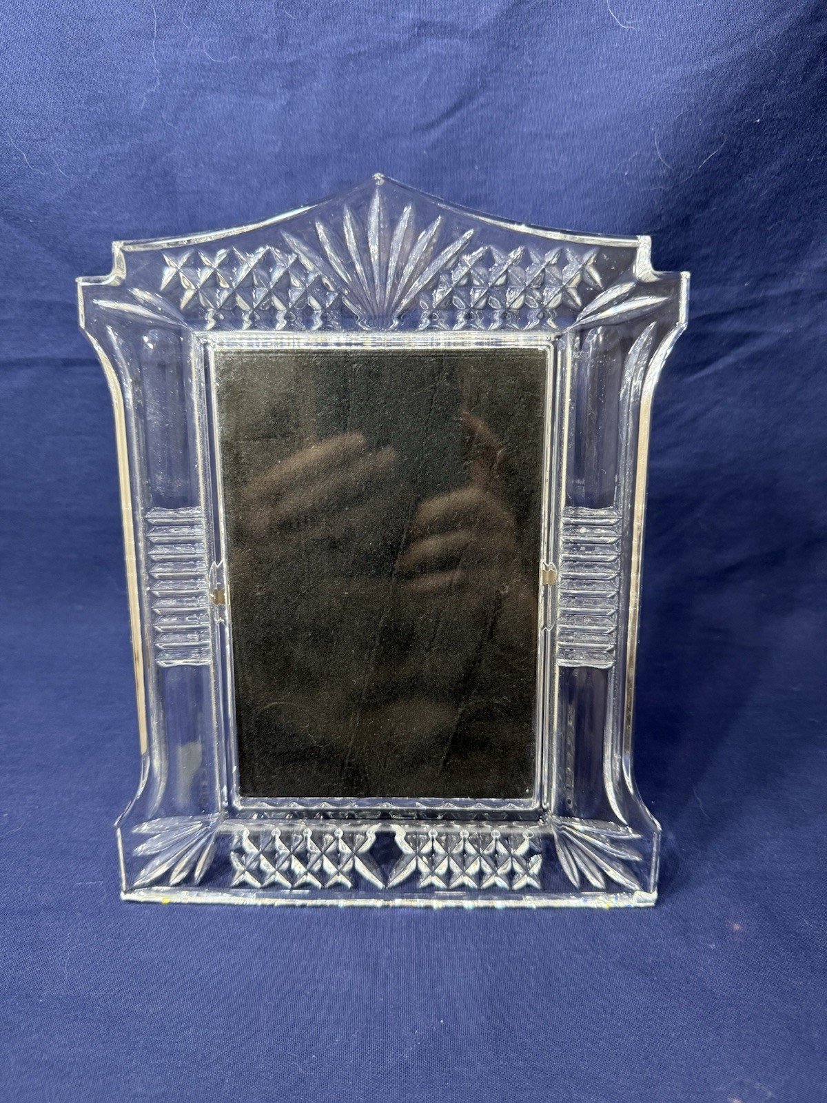 Waterford Abbeville Crystal Picture Frame • Ireland • Vintage