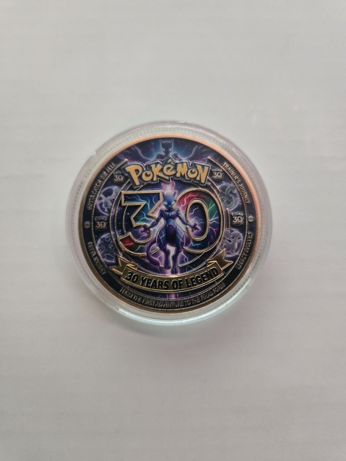 Pokémon 30th Anniversary Metal Commemorative Coin MewTwo 2026