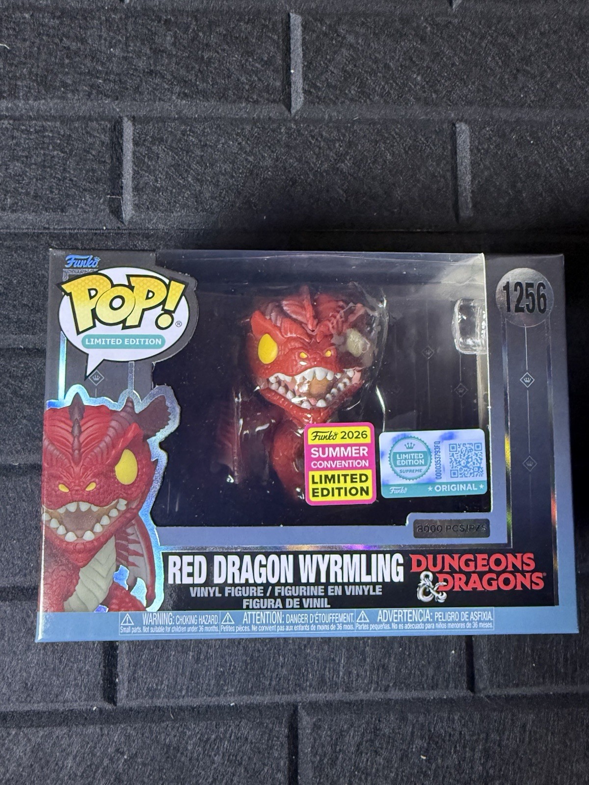 Funko Pop D&D Red Dragon Wyrmling #1256 2026 Summer Convention LE 8000