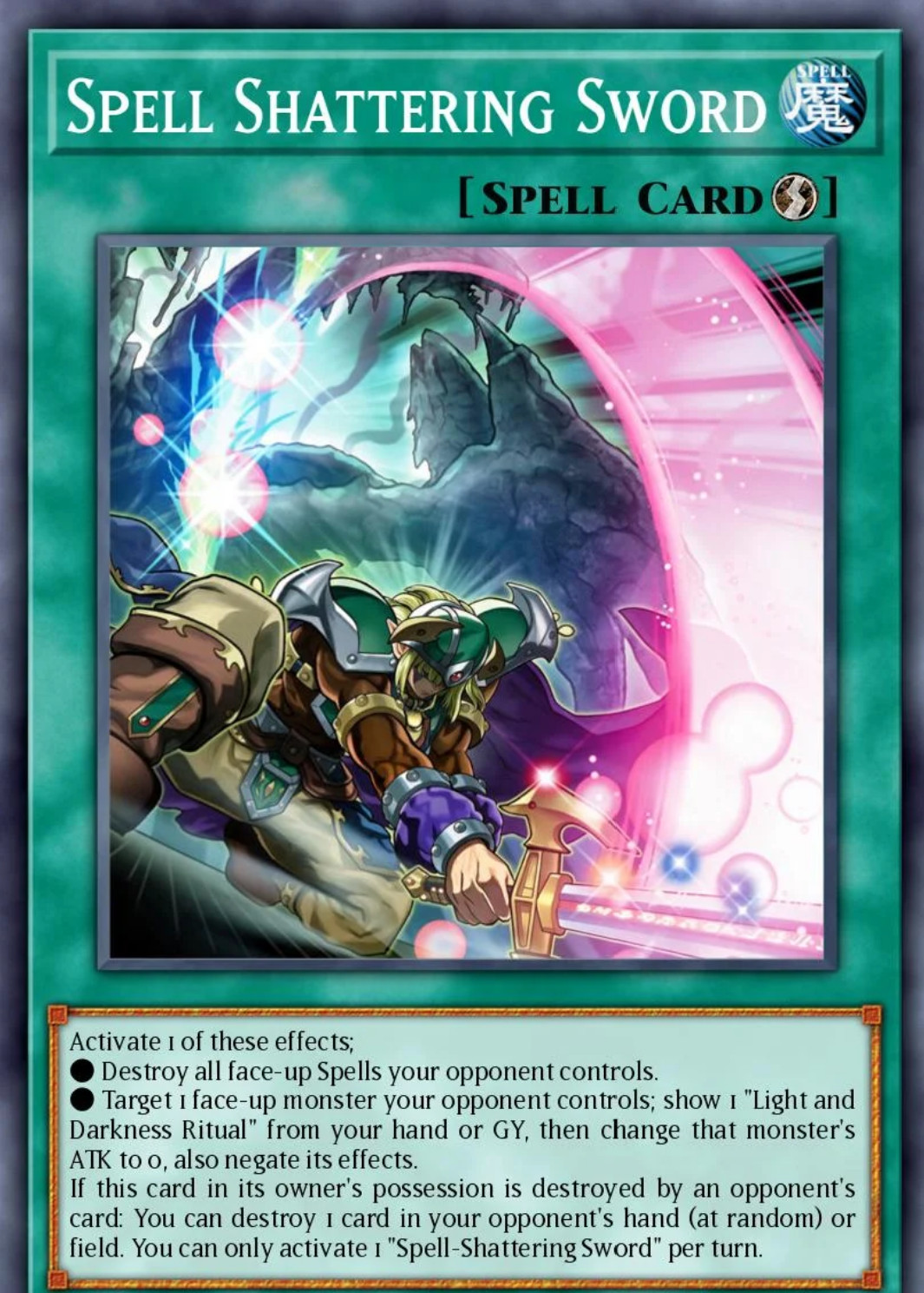 Yugioh BETB-EN064 Spell Shattering Sword Common Presale