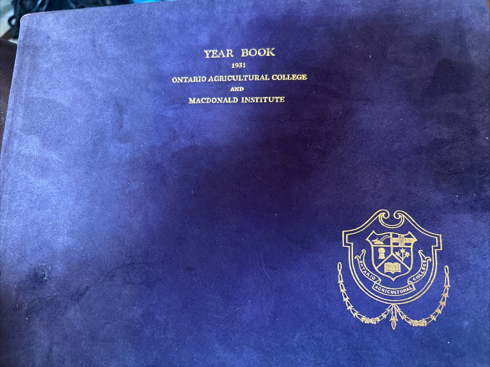 Ontario Agriculture College McDonald Insti Yearbook 1931  John Kenneth Galbraith