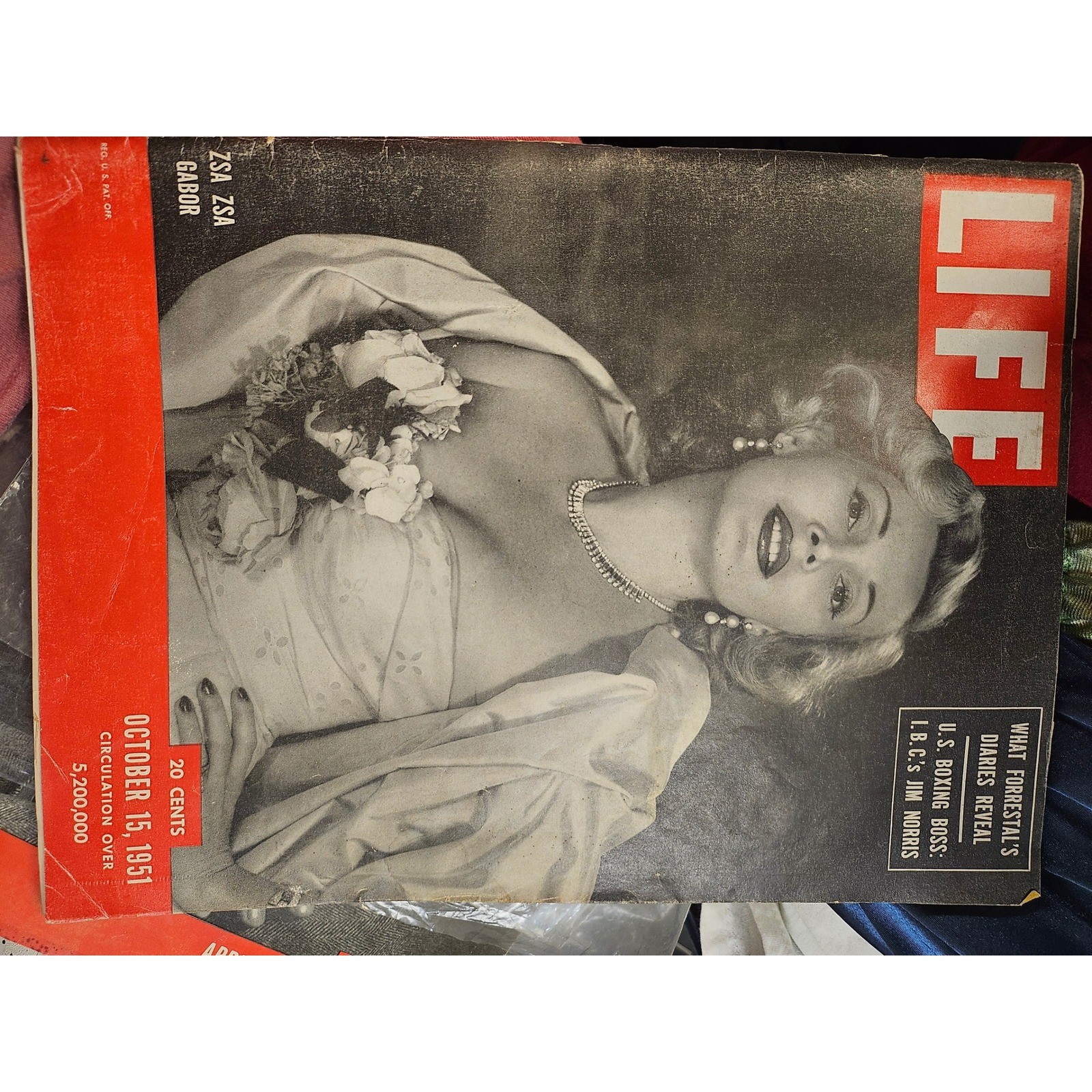 Vintage LIFE Magazine October 15 1951 Zsa Zsa Gabor Cover Forrestal Diaries Vintage LIFE Magazine October 15 1951 Zsa Zsa Gabor Cover Forrestal Diaries