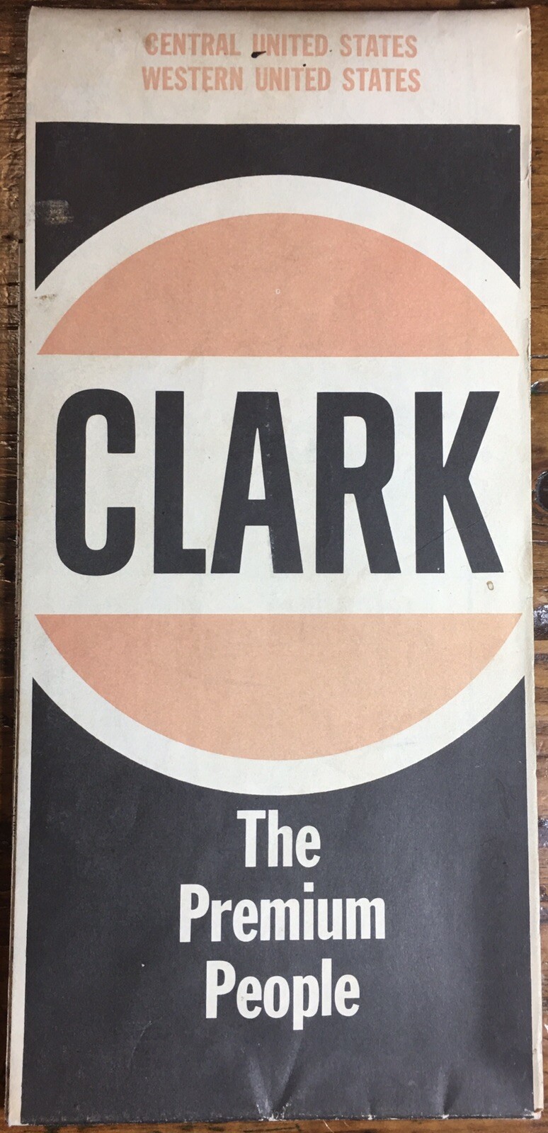 Clark Western, Central United States Vintage Fold-Up Map, The Premium People Clark Western, Central United States Vintage Fold-Up Map, The Premium People