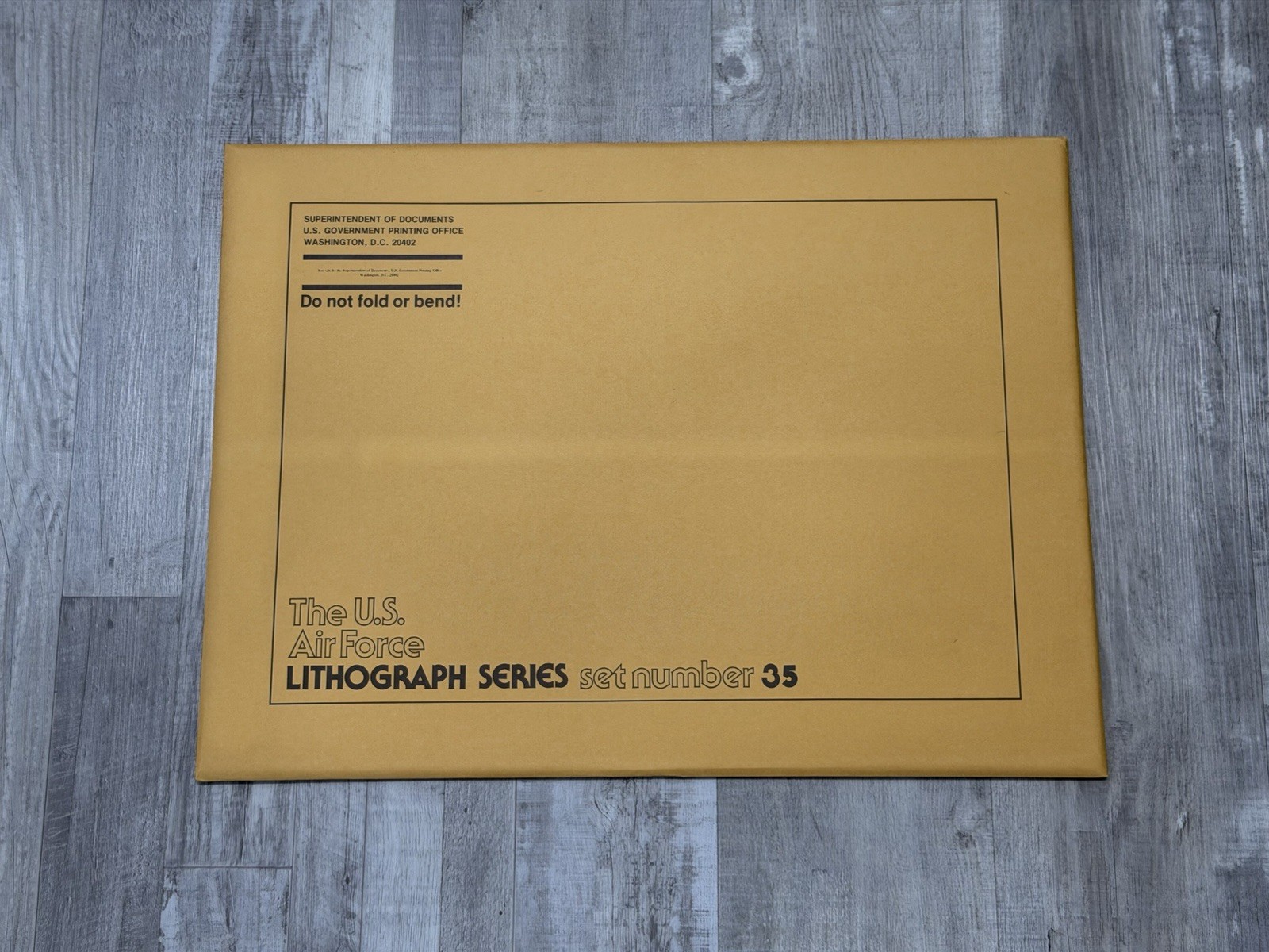 Vintage US Air Force Lithograph Series #35 Complete Unopened NOS Set Of 12 17x23