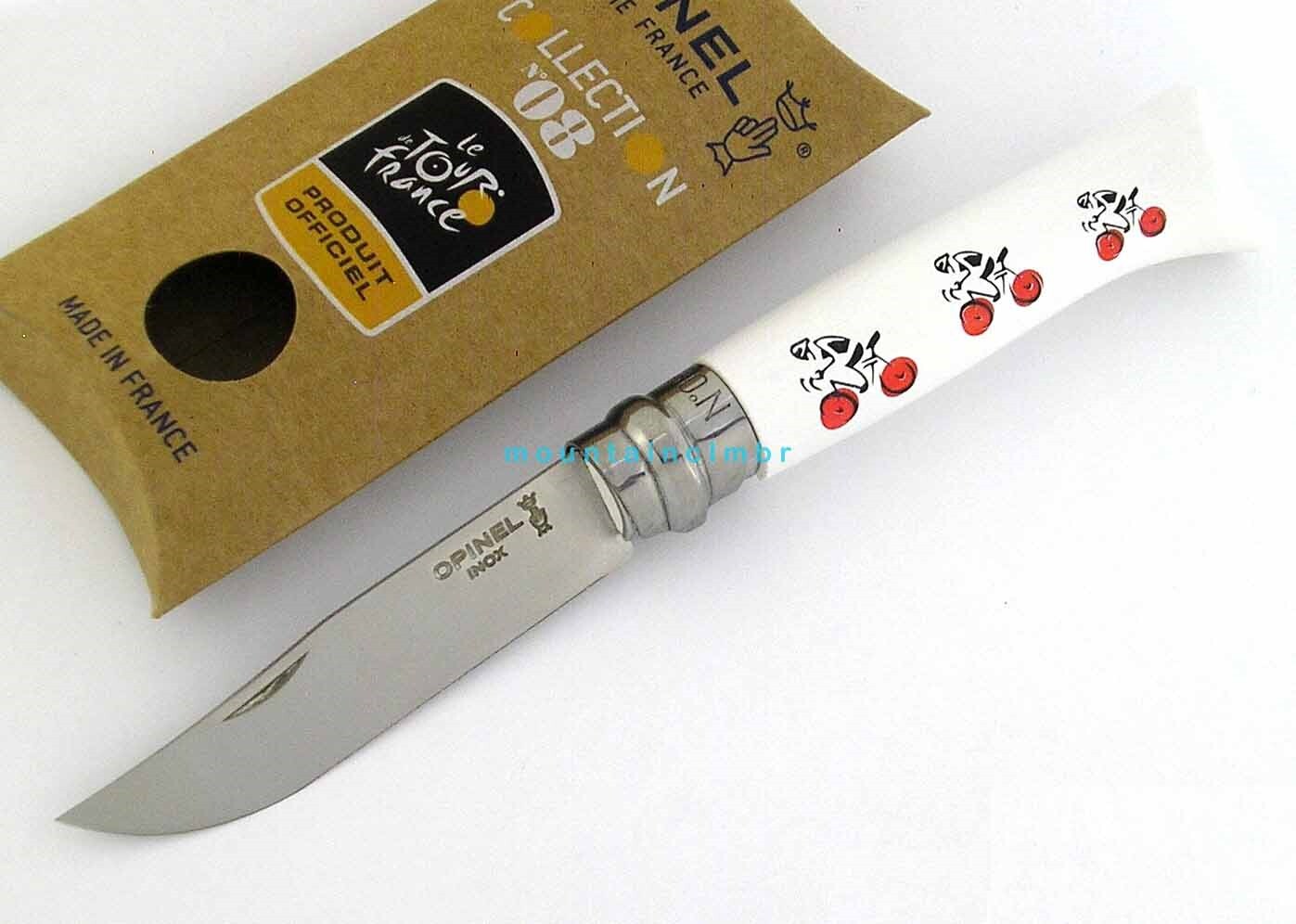 Opinel RARE No 8 TOUR DE FRANCE Limited Edition POLKA DOT SandvikStainless Knife Opinel RARE No 8 TOUR DE FRANCE Limited Edition POLKA DOT SandvikStainless Knife