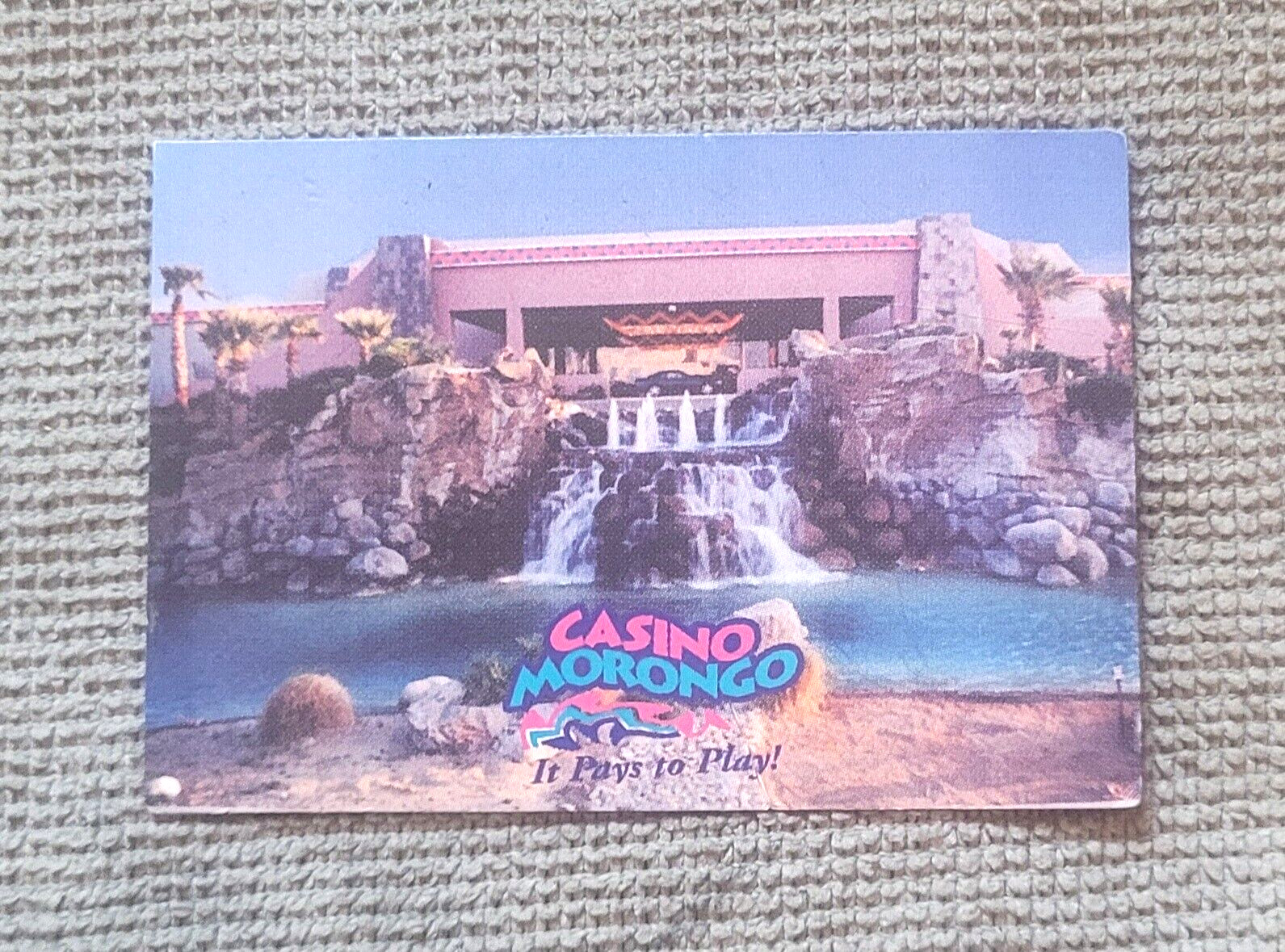 Casino Morongo Refrigerator Magnet Souvenir Rubber Photo Resort 