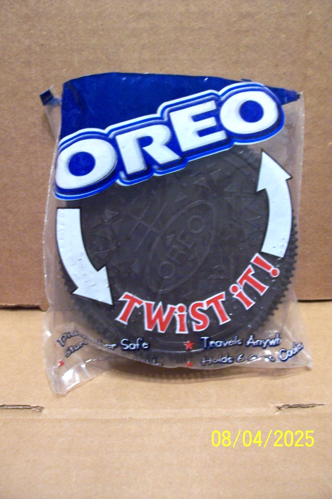 Vintage Oreo Plastic Cookie Container - NEW
