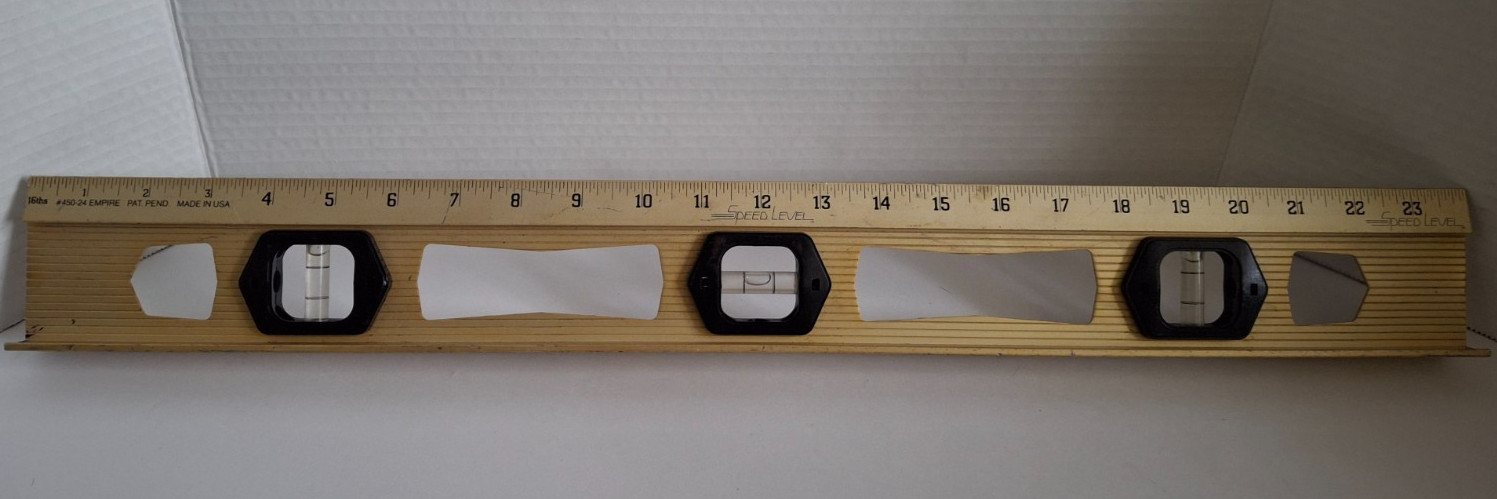 Vintage Empire Speed Level 450-24 Gold Anodized Aluminum 24 Vintage Empire Speed Level 450-24 Gold Anodized Aluminum 24