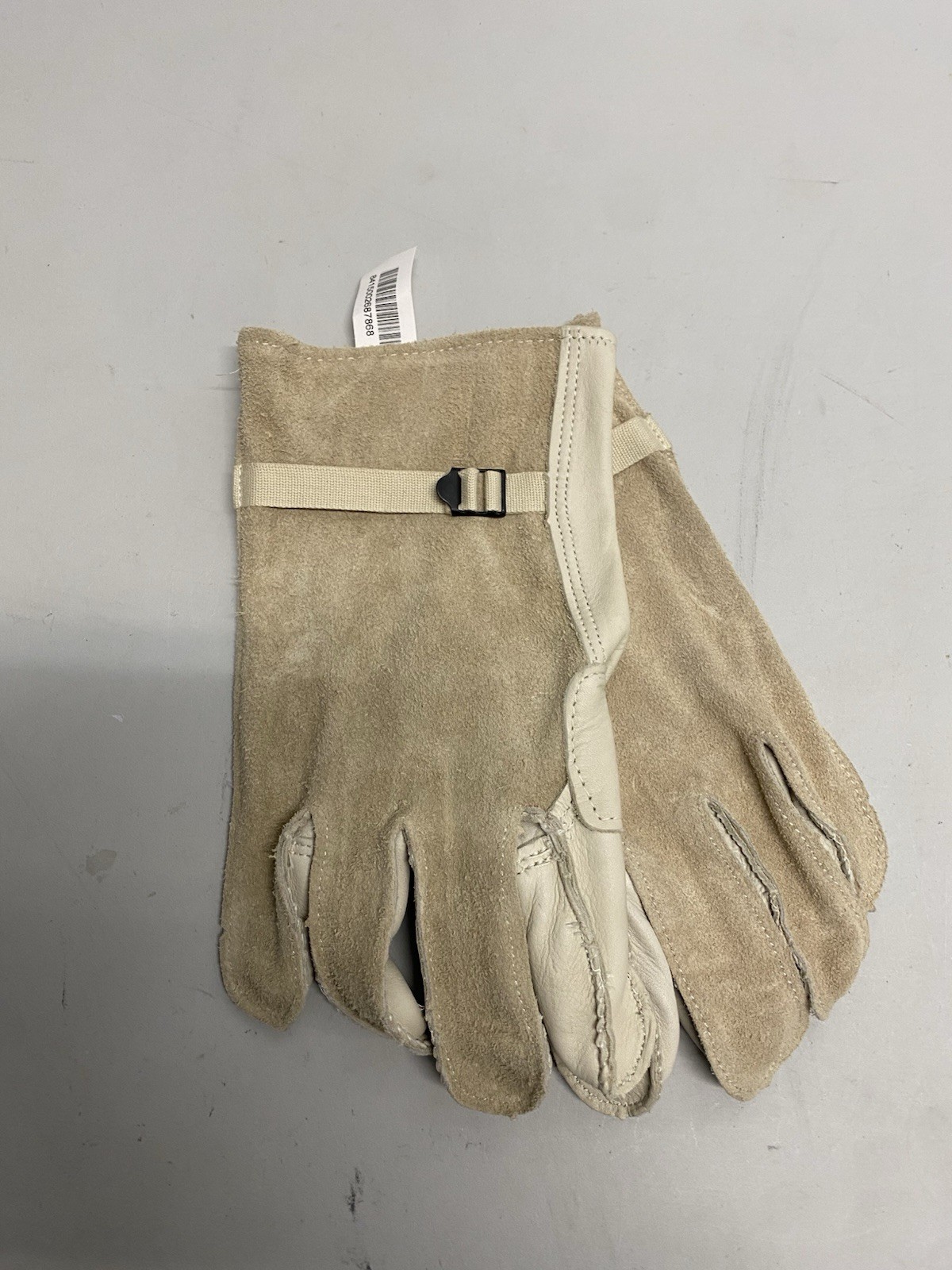 USGI Gloves Heavy Duty Cattle Hide Rappel Size 5 8415-00-268-7868