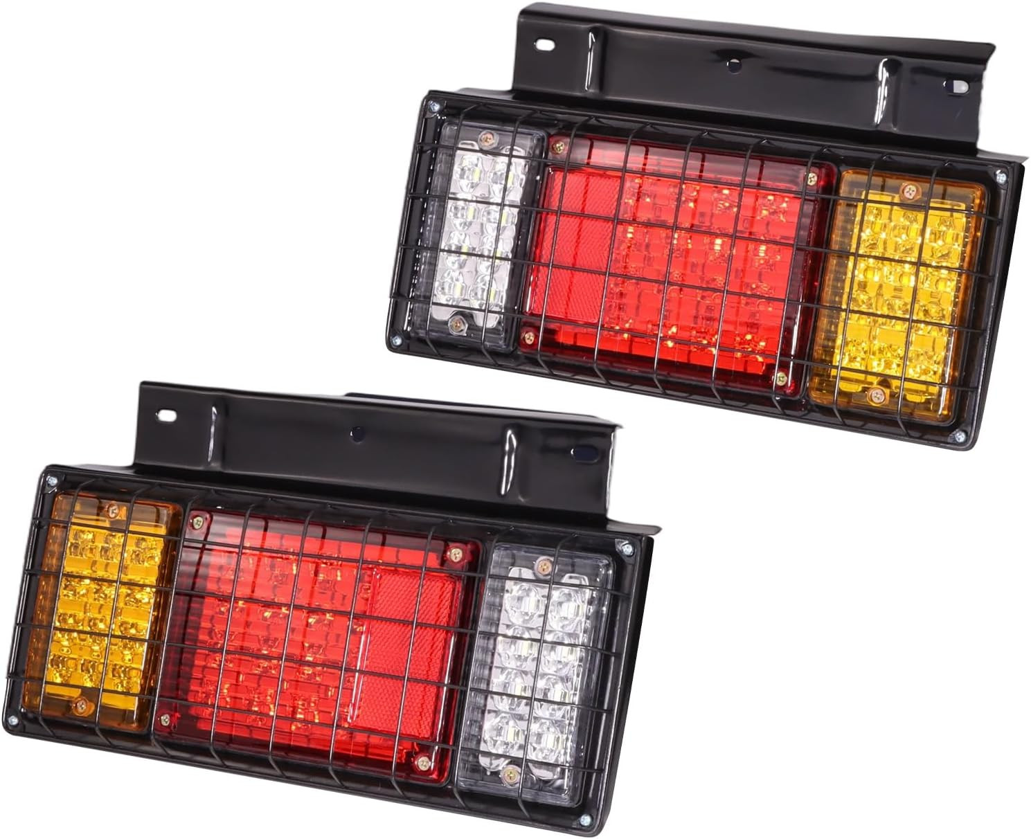 2PCS 40 LED Trailer Tail Light Bar, Waterproof Triple-Function Stop/Turn/Brake/R