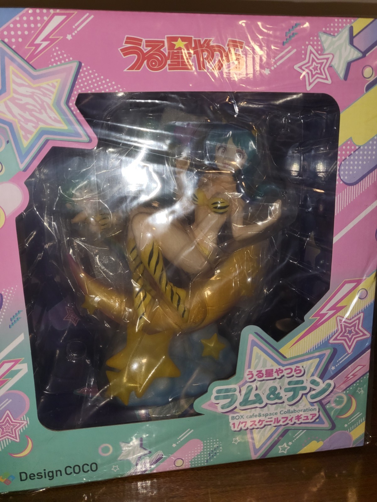 Design COCO Urusei Yatsura Lum & Ten 1/7 PVC/ABS Figure Boxed Unopened