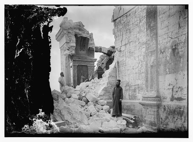 Photo:St. John\'s Convent 1927 Rubble Ruins After Earthquake
