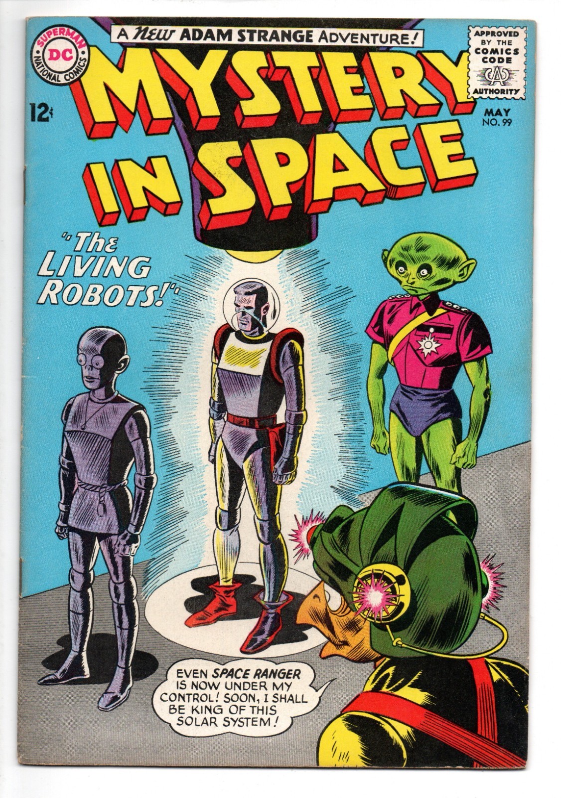 Mystery in Space #99 Adam Strange Space Ranger DC Silver Age 1965
