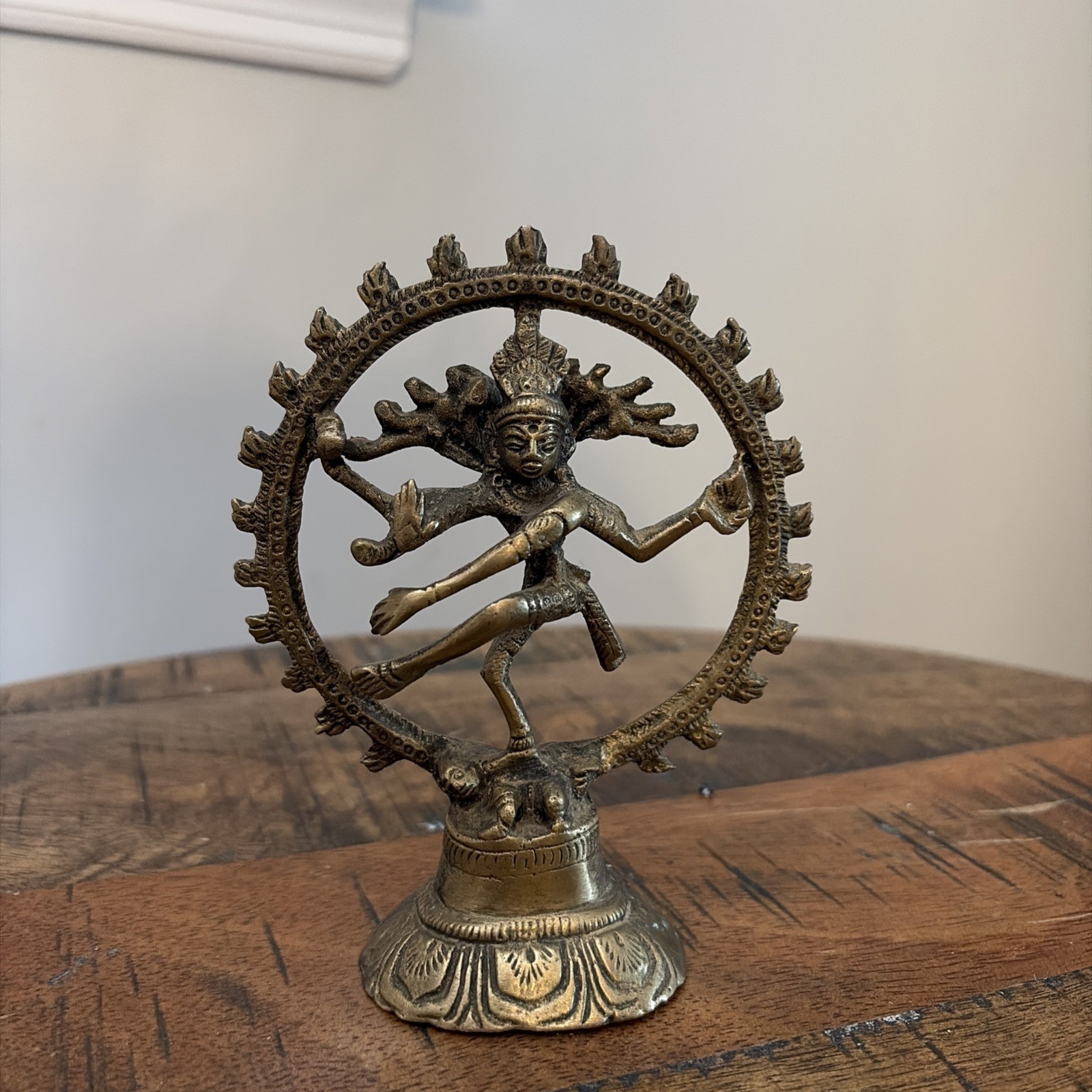 Antique Statue of Nataraja, the Hindu god Shiva Depicted as the Cosmic Dancer 5