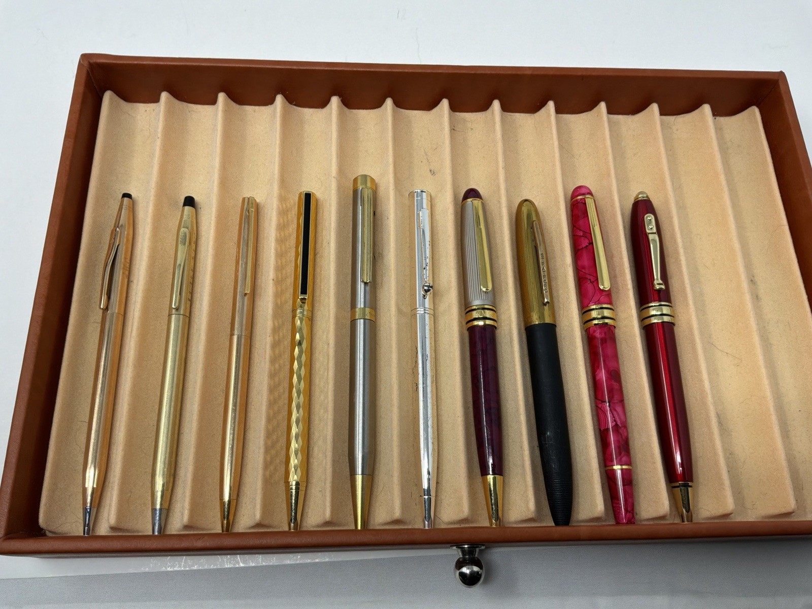 Lot Of 10 Misc Pens/Pencils Stratford/Cross/Unbranded/Etc Untested/Broken READ