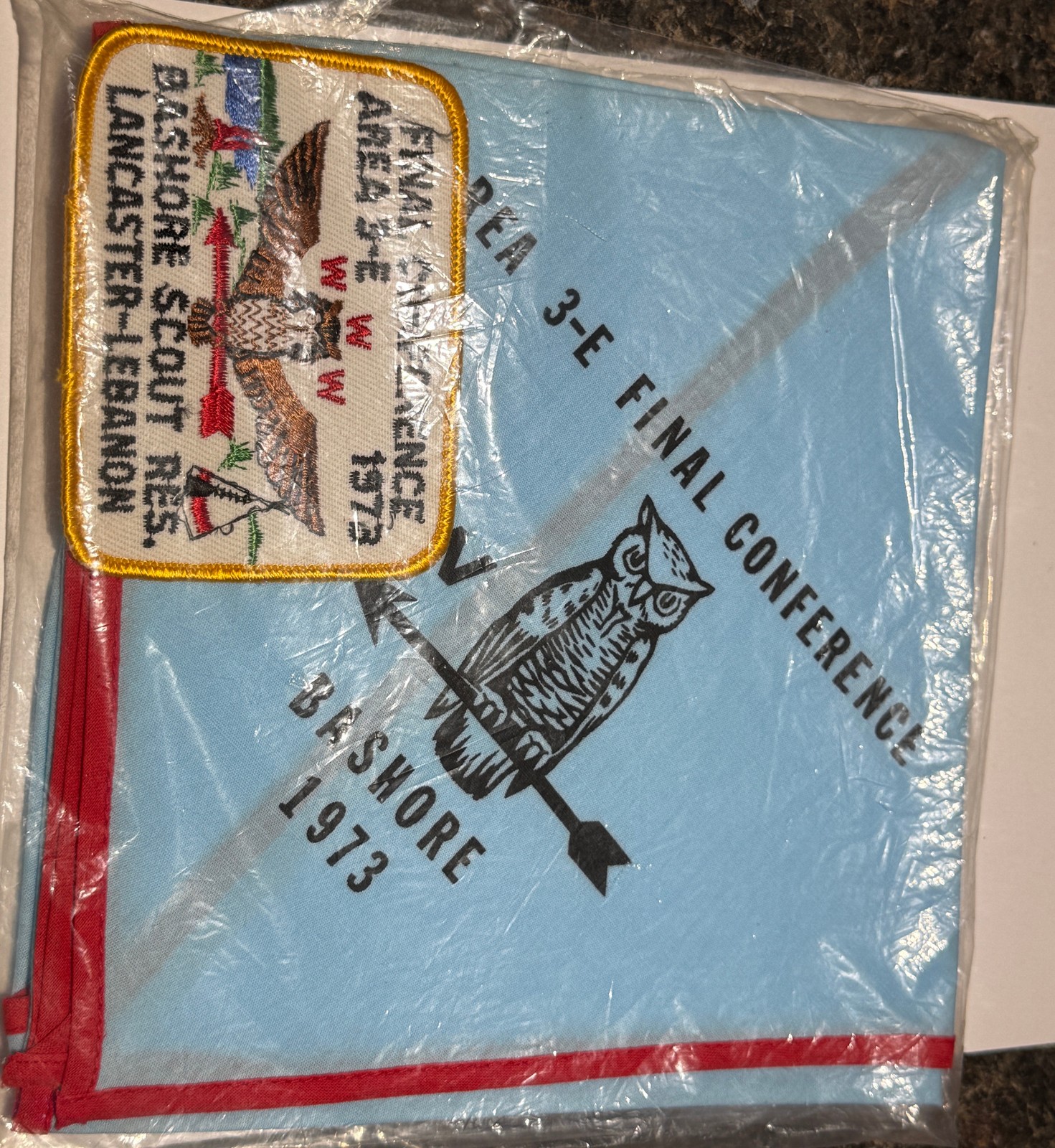 1973 Area 3E Conclave Neckerchief & Patch OA Pennsylvania Boy Scout XJ0 1973 Area 3E Conclave Neckerchief & Patch OA Pennsylvania Boy Scout XJ0