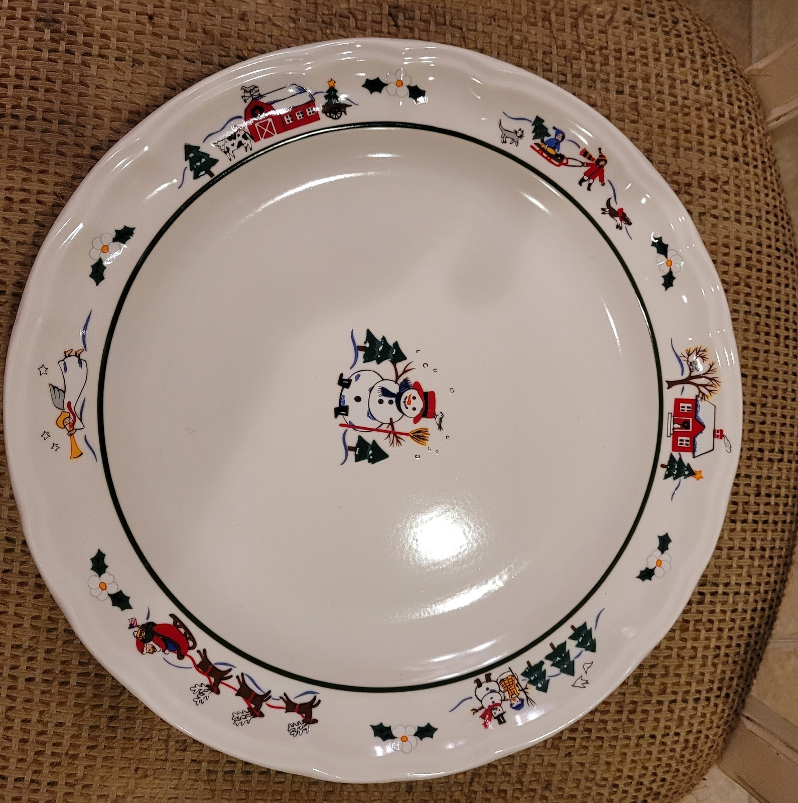Phaltzgraff Vintage Frosty The Snowman Complete Dinner Service For 4 Phaltzgraff Vintage Frosty The Snowman Complete Dinner Service For 4