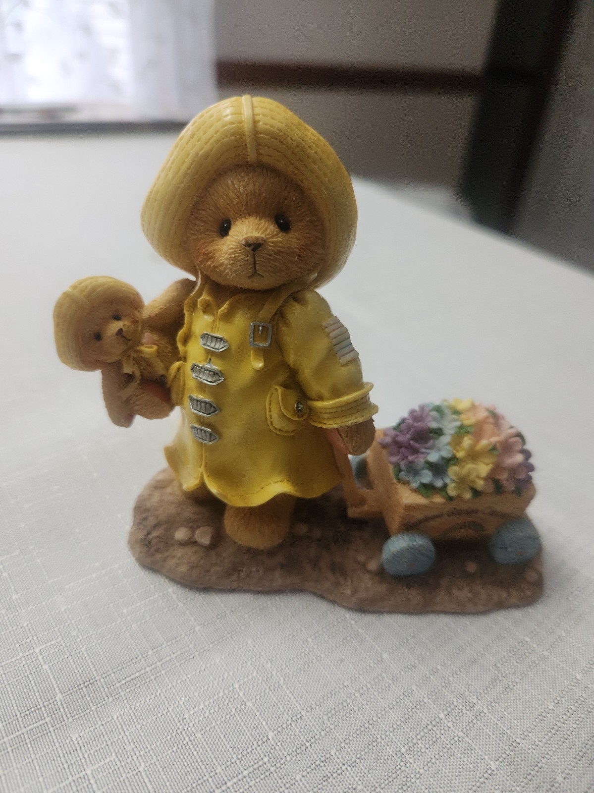 Vintage Cherished Teddies Figurine - Joyce ‘Plant A Rainbow And Watch It Grow’