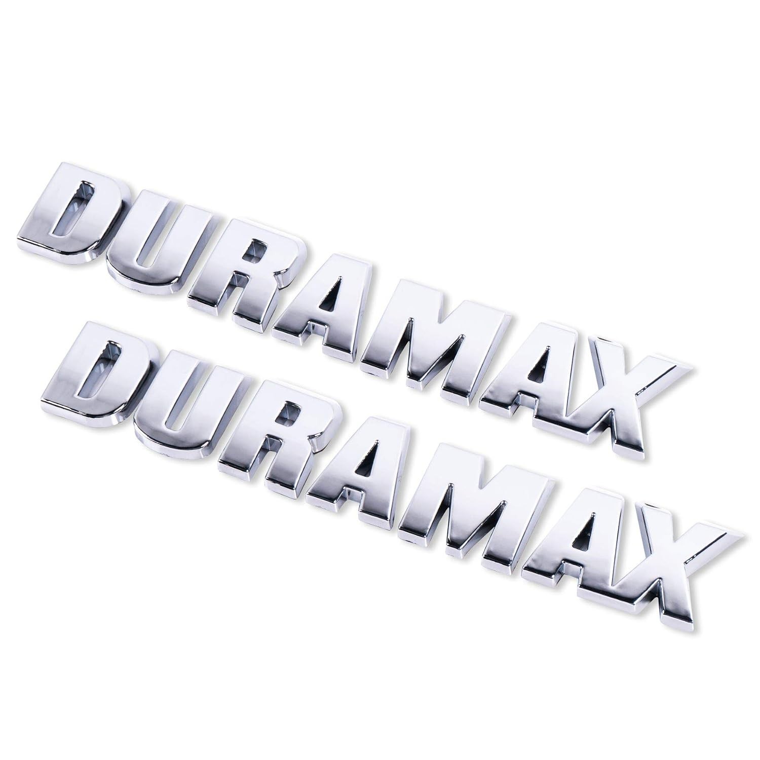 Duramax Silverado Emblem Badge 2019-2021 New Chevrolet Silver Duramax Badges