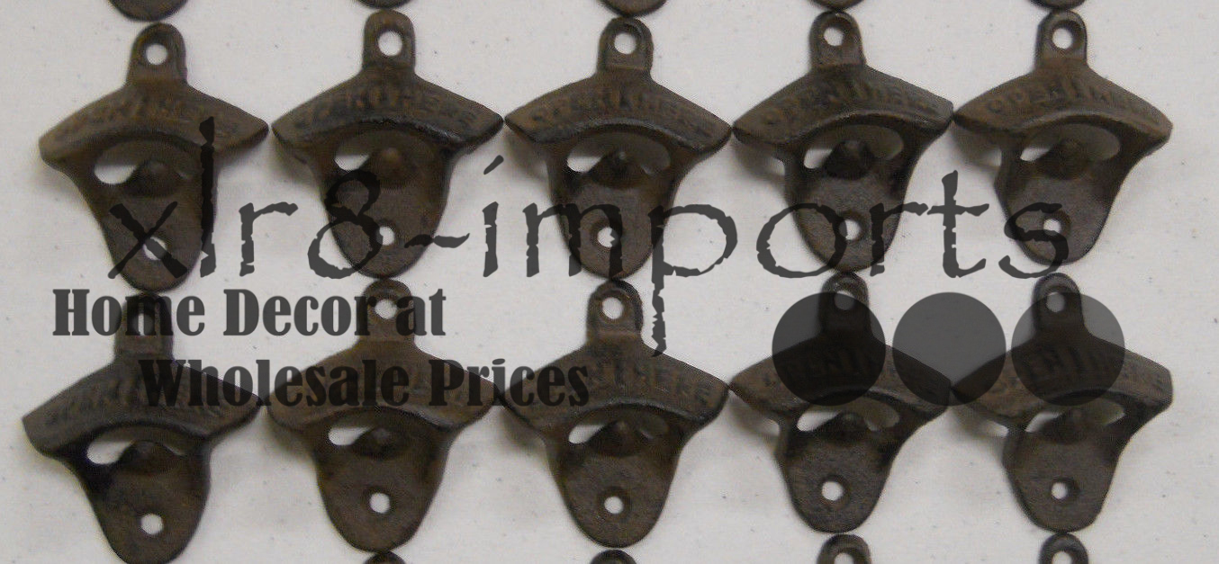 10 Rustic Cast Iron OPEN HERE Wall Mounted Beer Bottle Opener Soda 10 Rustic Cast Iron OPEN HERE Wall Mounted Beer Bottle Opener Soda