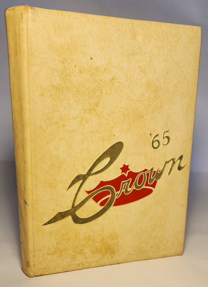 1965 MATER DEI HIGH SCHOOL YEARBOOK \'CROWN\' SANTA ANA, CA