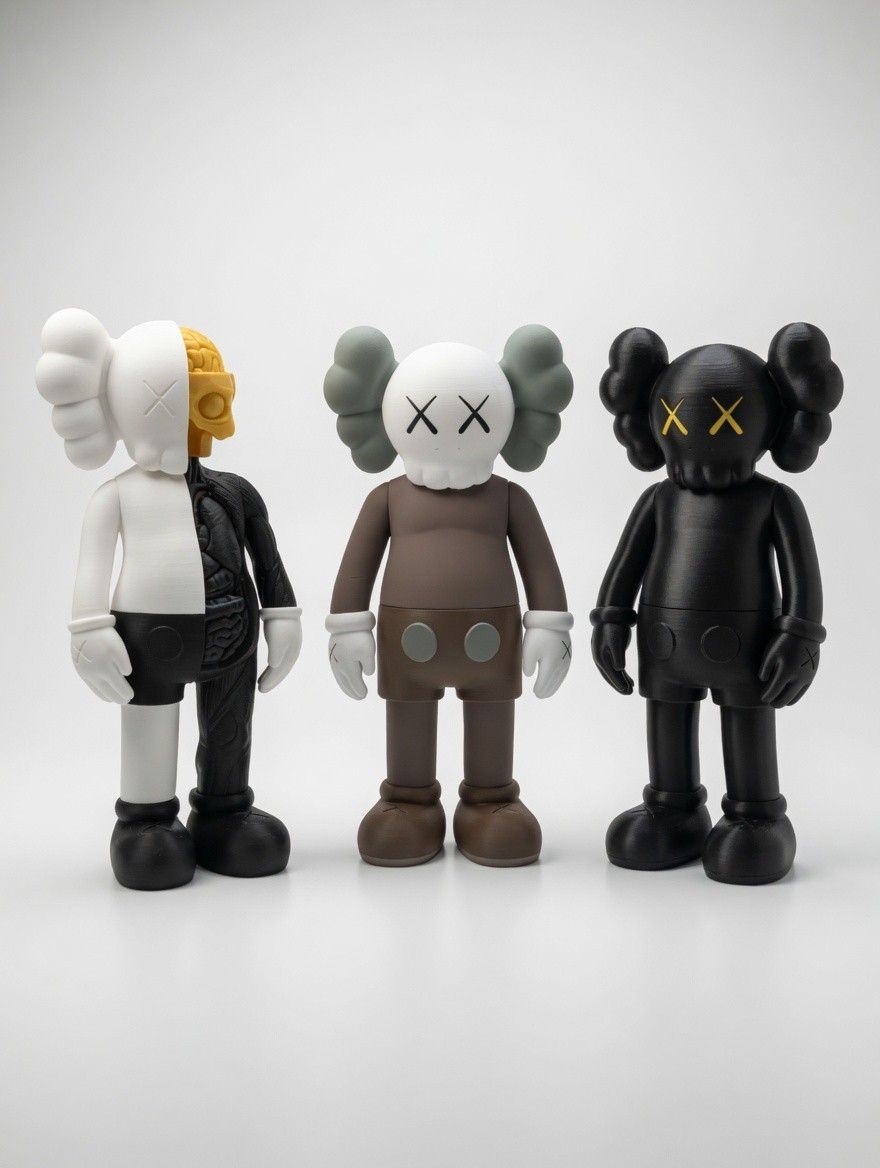 Designer Style Trio Set (2FT) – Premium Collectible Art Figures (Set of 3)