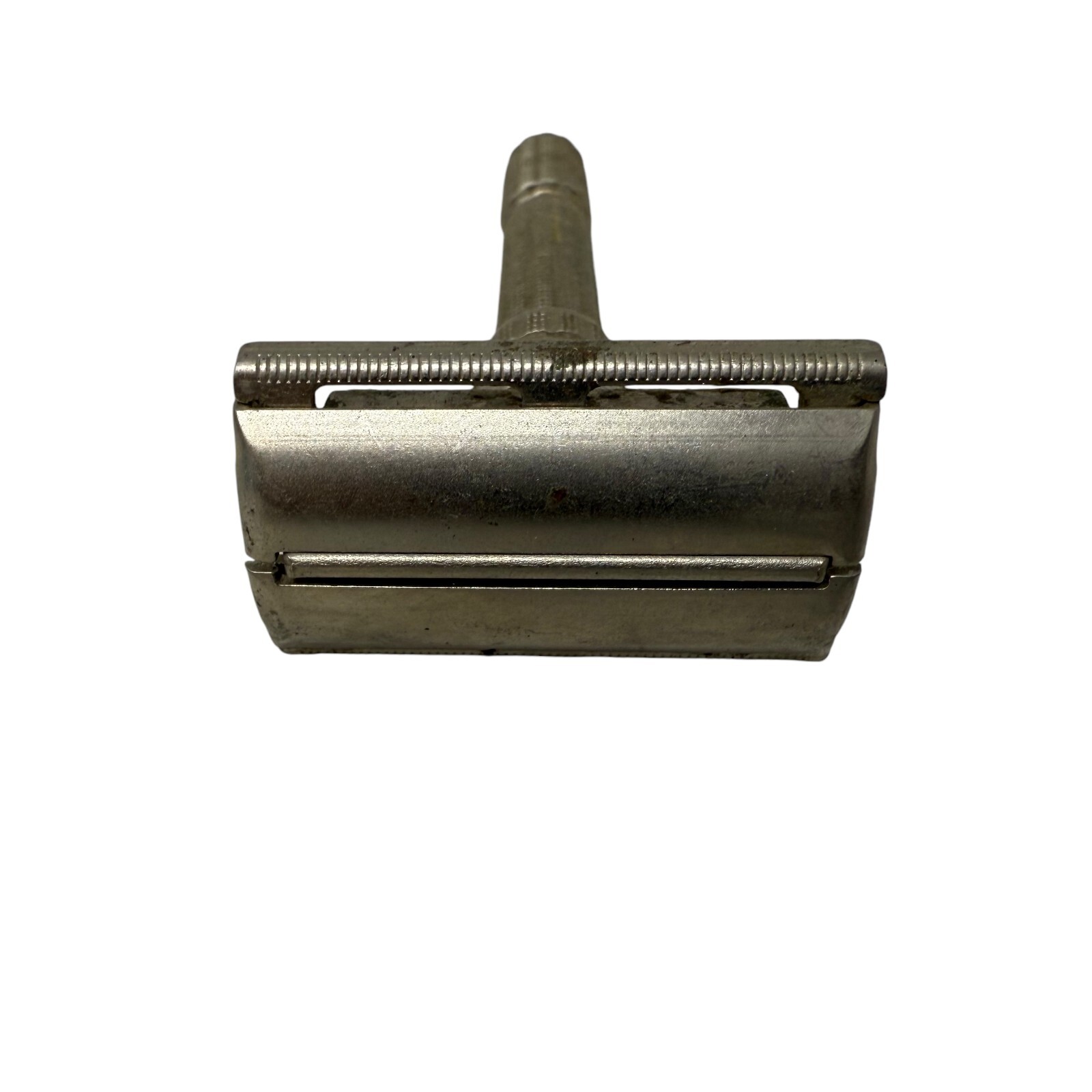 VTG MCM Gillette Twist to Open TTO Metal Mens Aristocrat Safety Razor USA