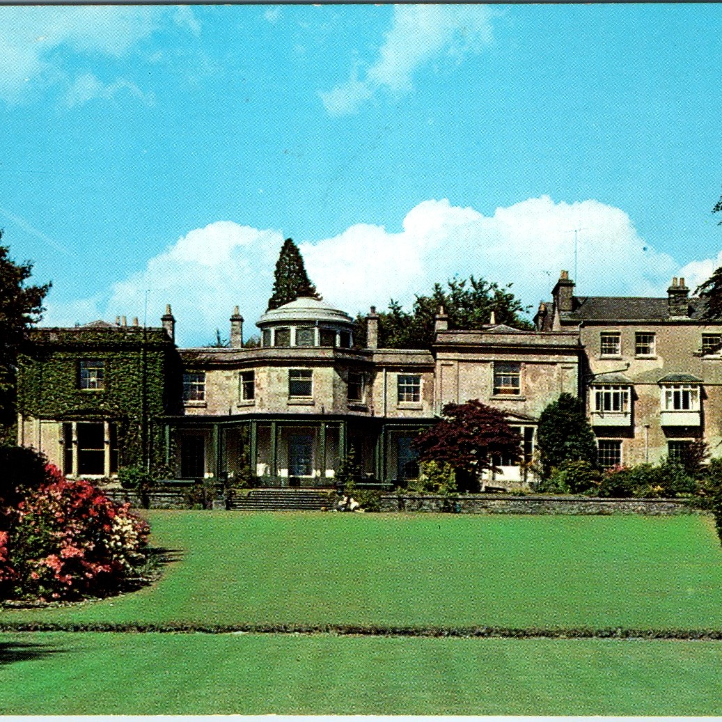 c1960s Windermere Storrs Hall Hotel Postcard Lake District Georgian Mansion UK