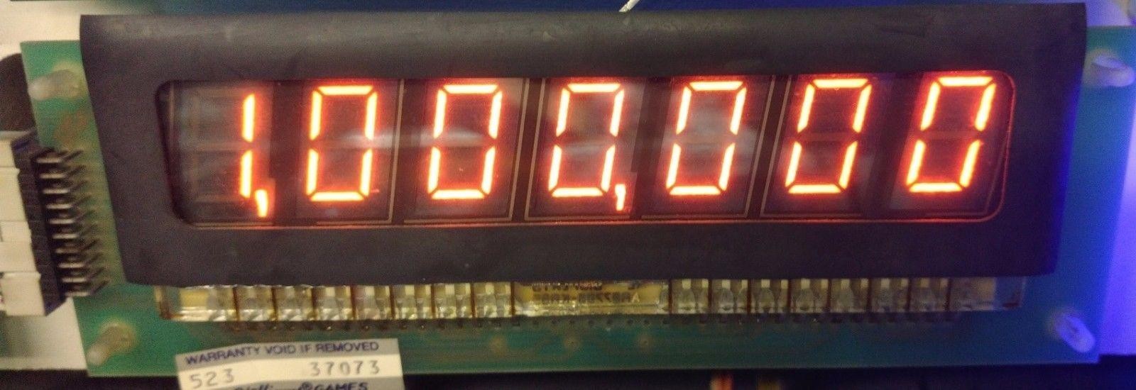 Williams Pinball/Shuffle Alley 7 digit DISPLAY-Clean and working fine