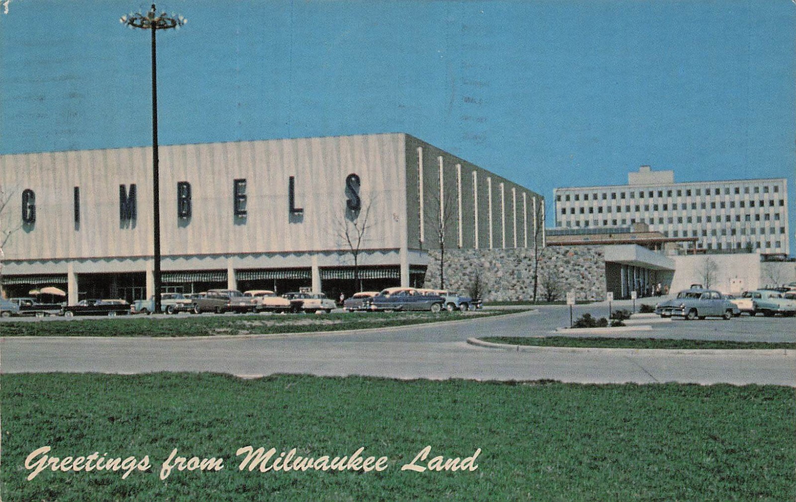 Gimbels department store Mayfair Mall Wauwatosa Wisconsin Vtg Postcard H41