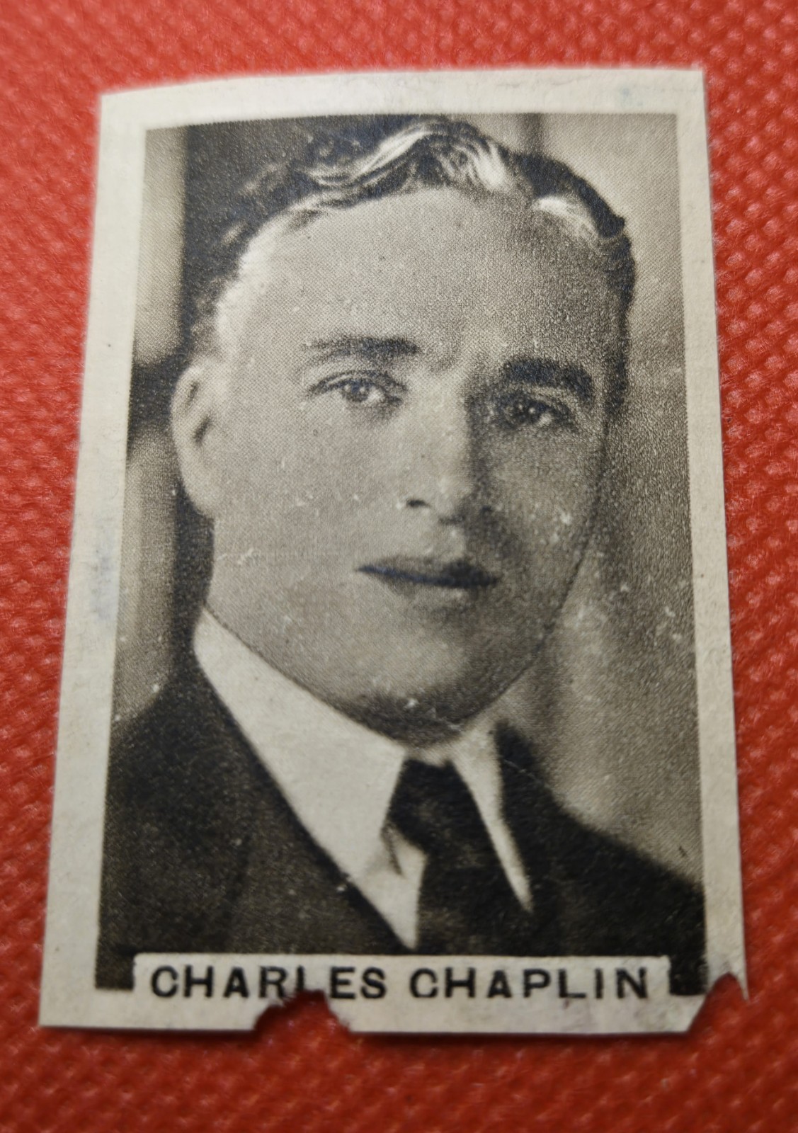 1930s Charlie Chaplin Stars of Silver Screen Card Famous Talkie Players