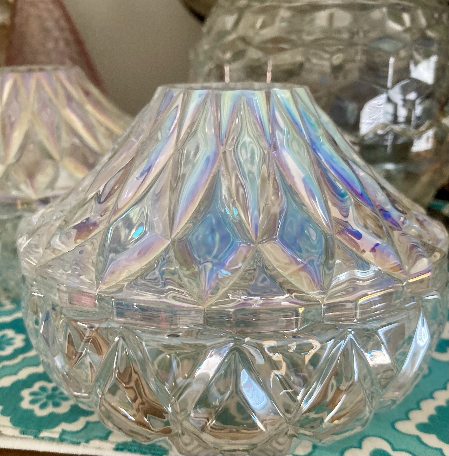 💎Beautiful Iridescent Fairy Lamp💎 💎Beautiful Iridescent Fairy Lamp💎