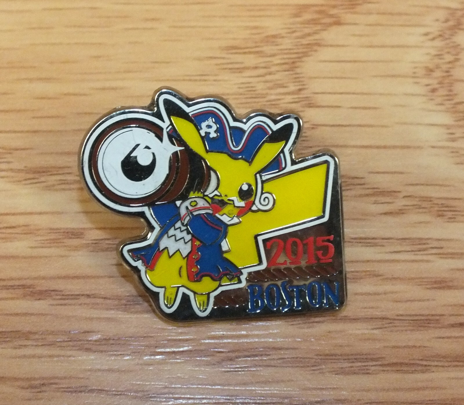2015 Boston Championship Pokémon Pikachu Collectible Lapel Pin 