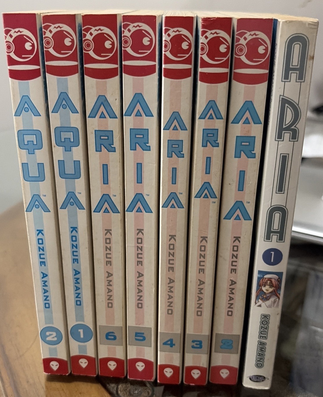 Aria Volumes 1-6 Aqua Volumes 1-2 Complete English OOP Manga Aria Volumes 1-6 Aqua Volumes 1-2 Complete English OOP Manga