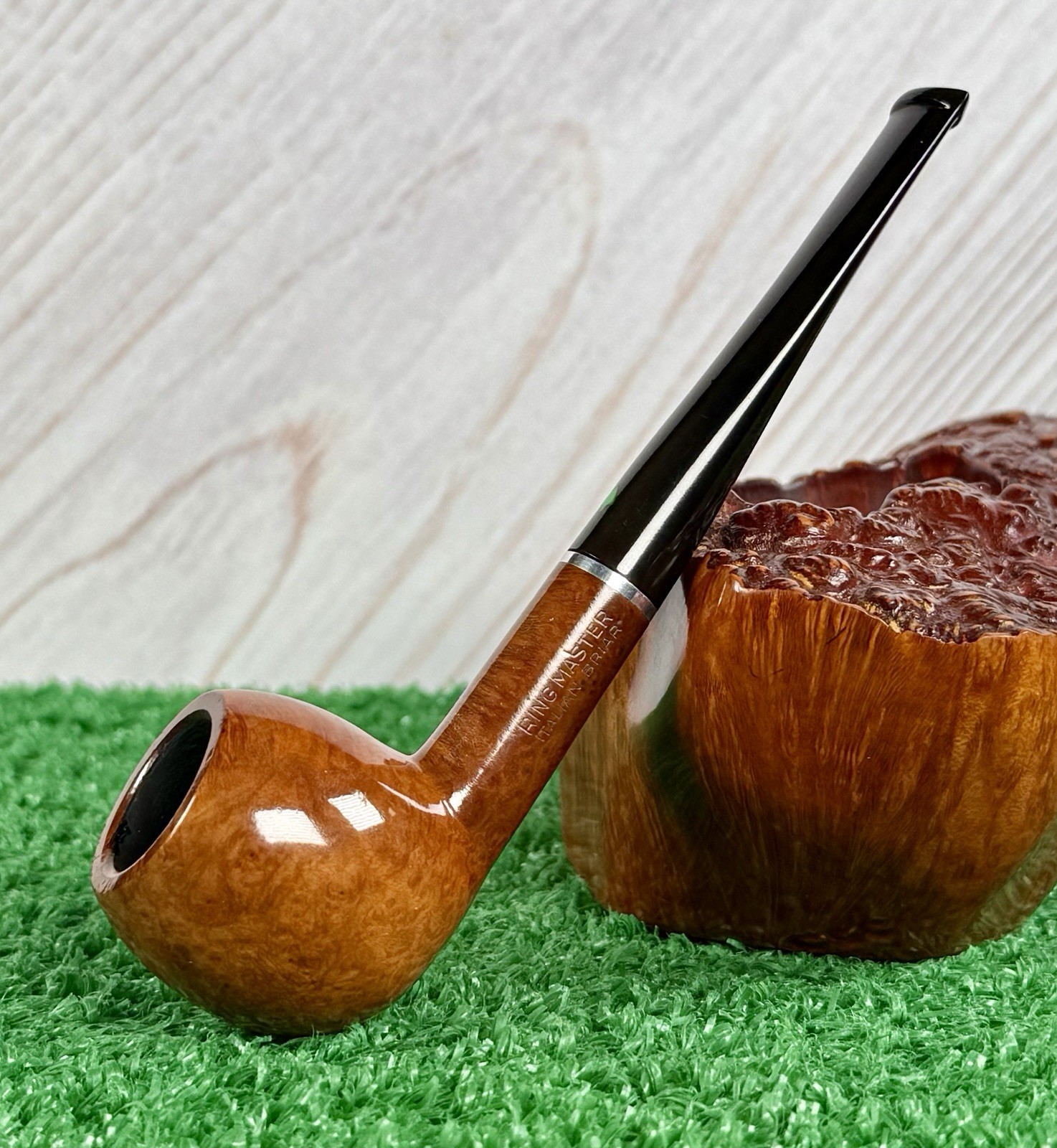 ULTRA RARE GREEN SPADE PRE DR. GRABOW RINGMASTER APPLE VINTAGE PIPE 1930-40’S