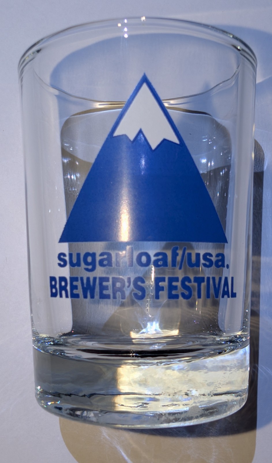 Vintage Sugarloaf/usa BREWERS FESTIVAL Libbey Oversized Shot Glass 