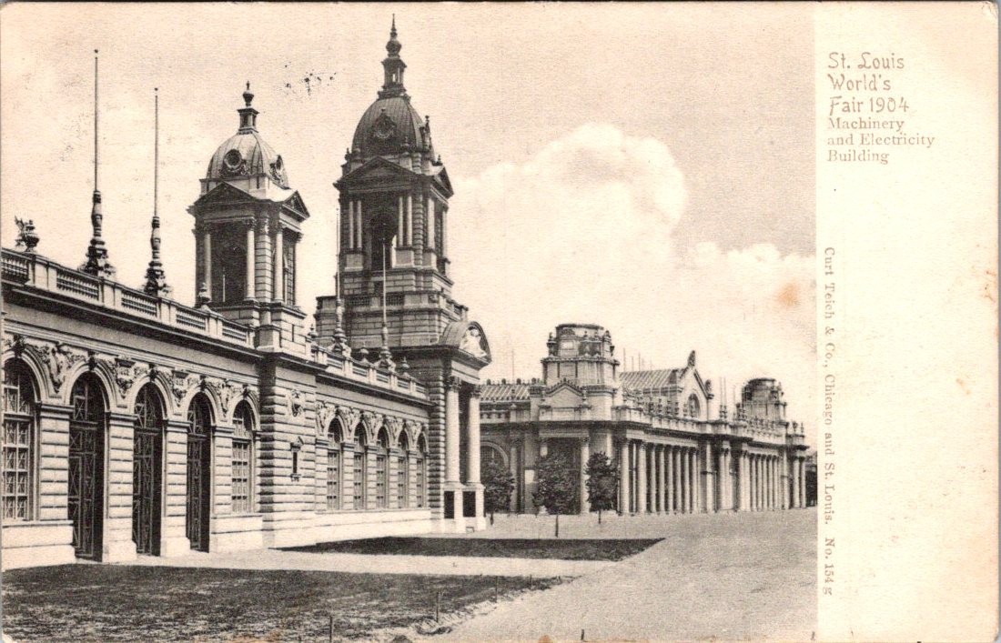 1904 St Louis Worlds Fair, Ixonia Wisconsin, 1908 Postmark
