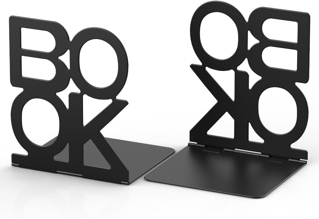 Book Ends,Bulk 1 Pair Bookends Folding Book Ends Metal Bookend (1 Pair) Book Ends,Bulk 1 Pair Bookends Folding Book Ends Metal Bookend (1 Pair)