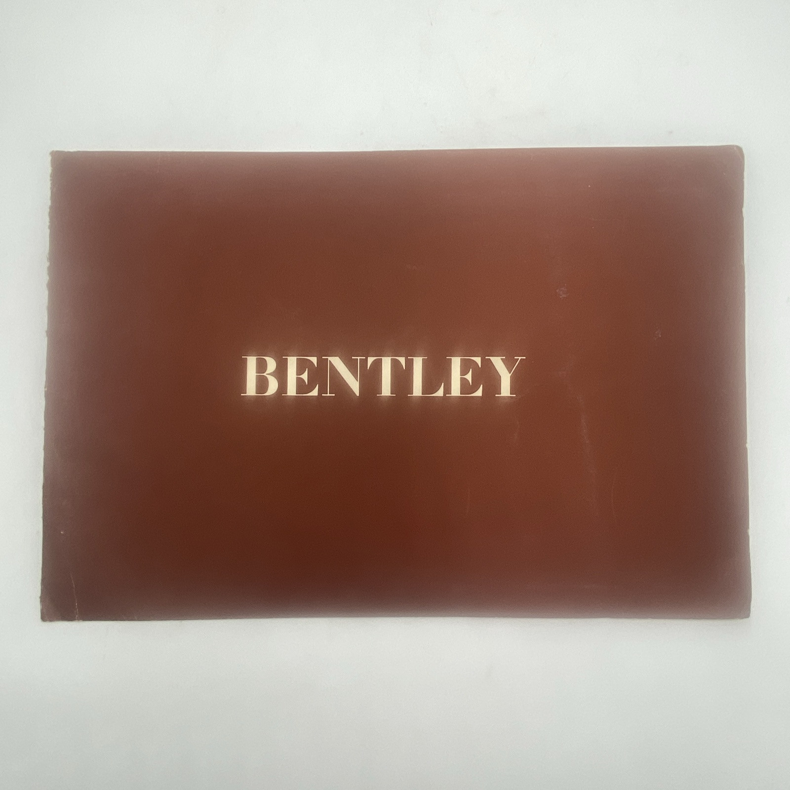 Vintage 1950s Bentley Continental Dealership Empty Brochure Folder