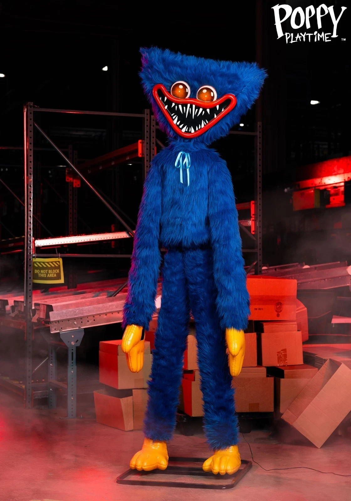 7.5 FT ANIMATED POPPY PLAYTIME HUGGY WUGGY HALLOWEEN ANIMATRONIC PROP 7.5 FT ANIMATED POPPY PLAYTIME HUGGY WUGGY HALLOWEEN ANIMATRONIC PROP