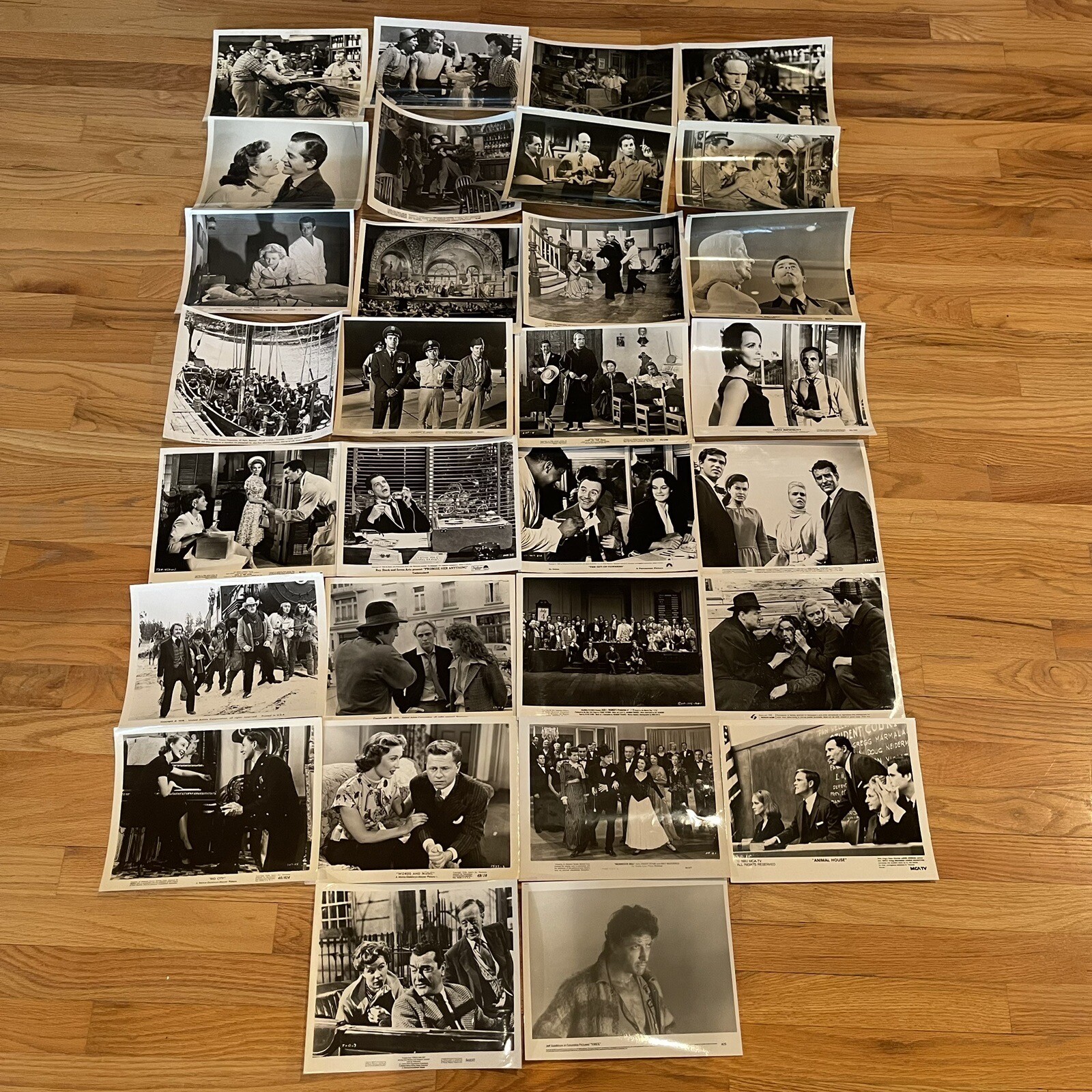HUGE LOT Of Vintage Movie Photographs (30 Total) (1930s-1980s)