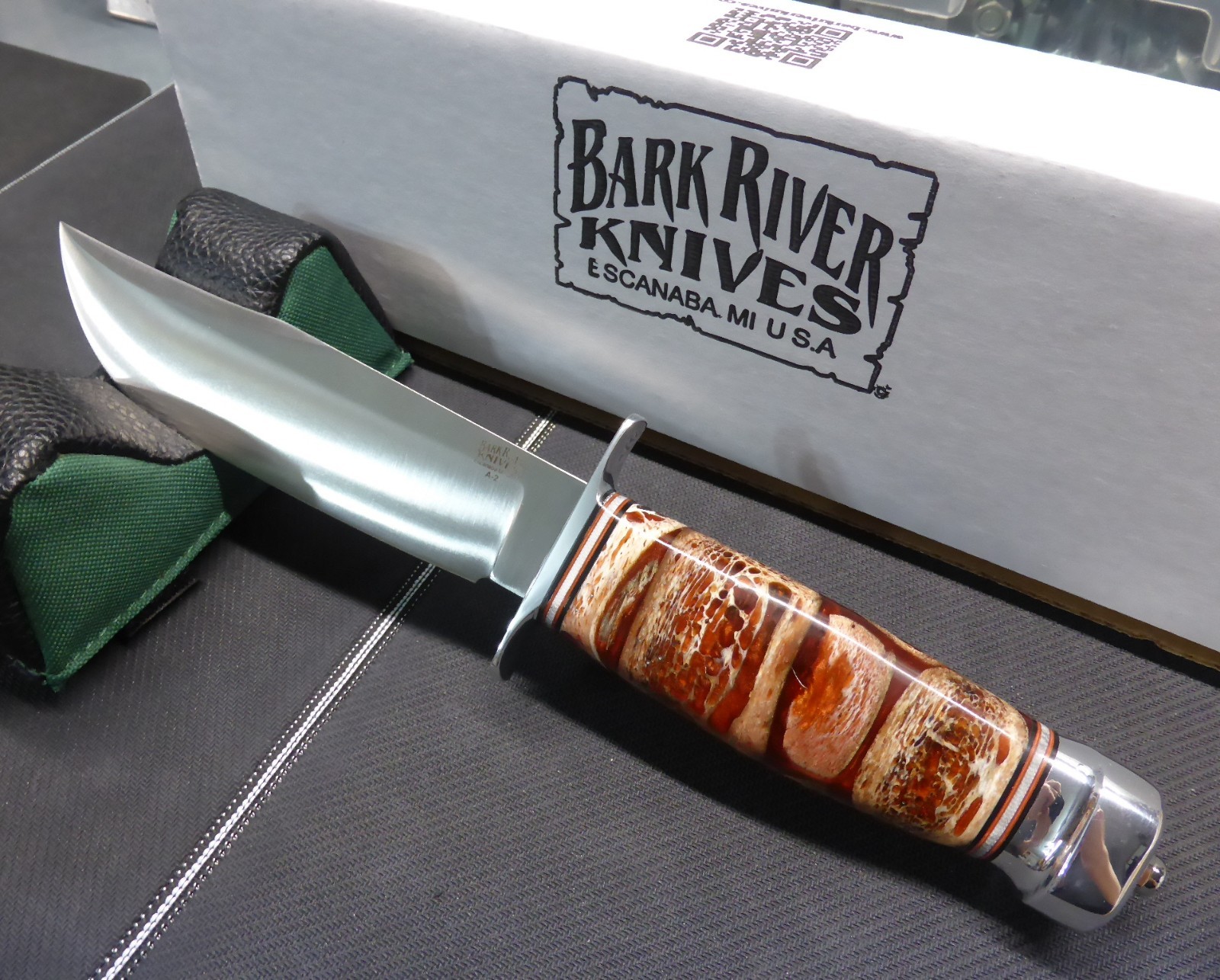 Bark River 1909 Michigan Bowie 7\'\' Blade  KUDU  HANDLE  1st Production Run  NIB