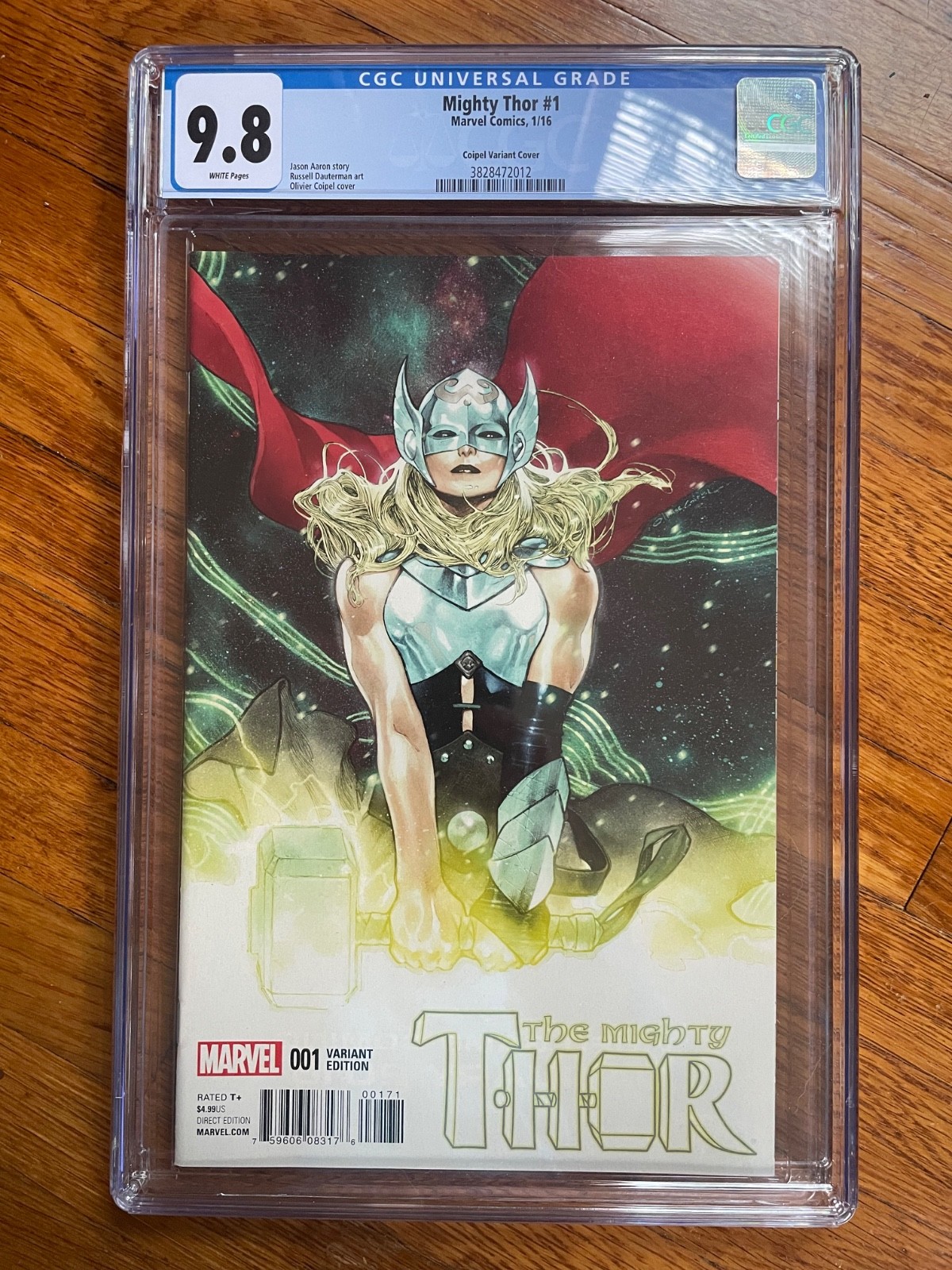 Mighty Thor #1 - CGC 9.8, Coipel variant (Marvel, 2016) - Jane Foster; Aaron