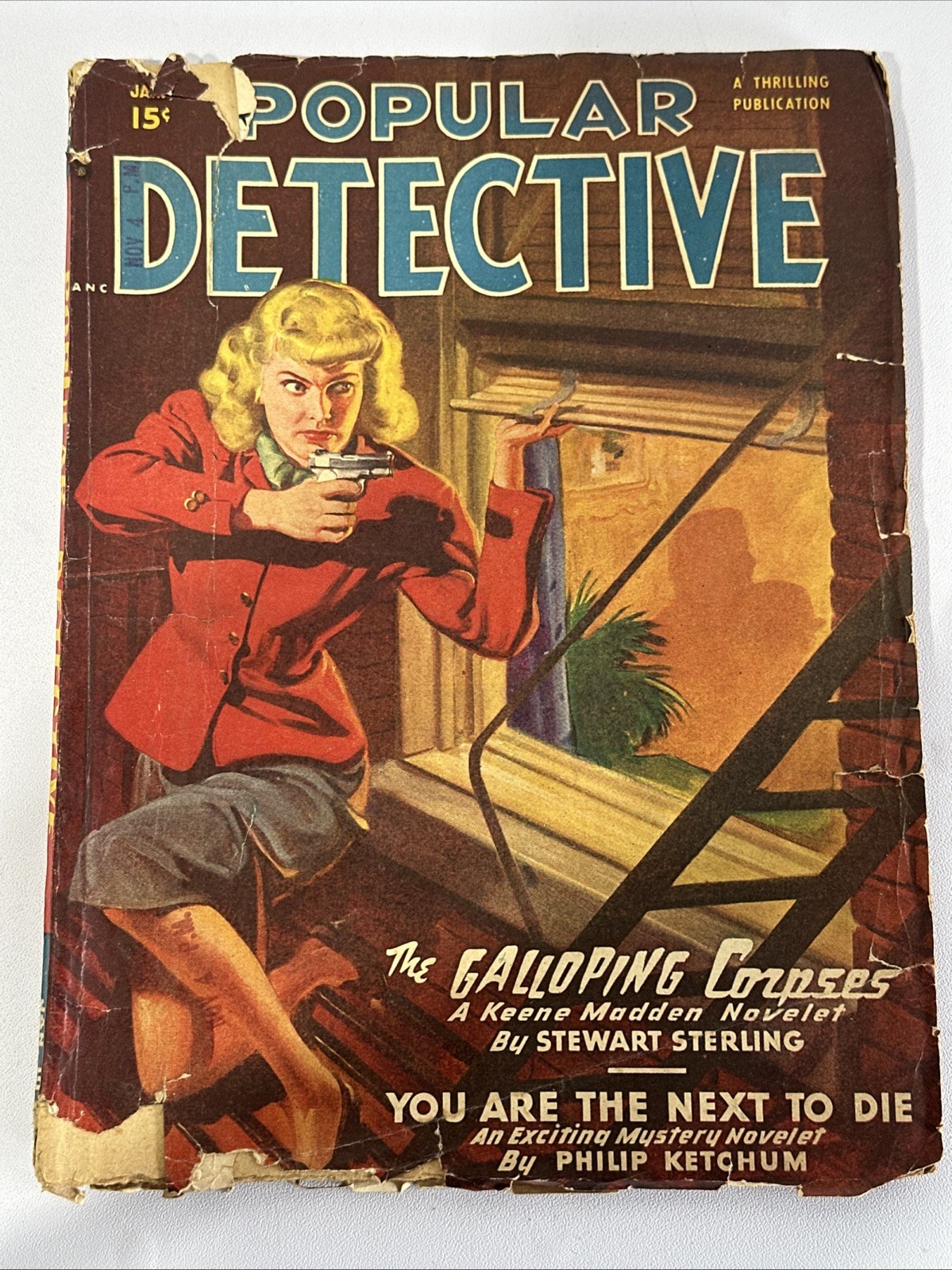 Popular Detective Pulp Magazine January 1950