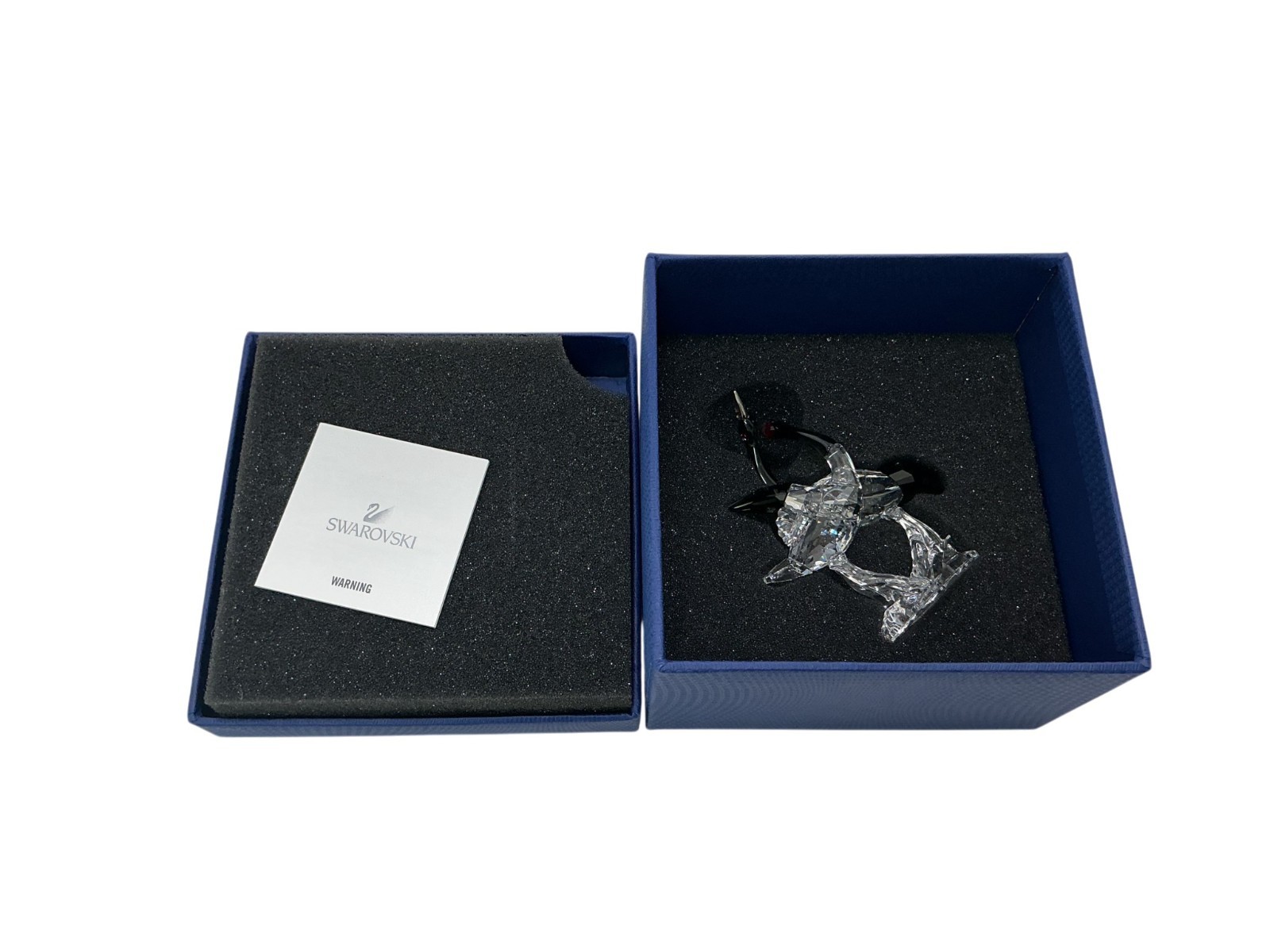 Swarovski Crystal SCS  Red Crowned Cranes Birds #1142860 NIB 6711