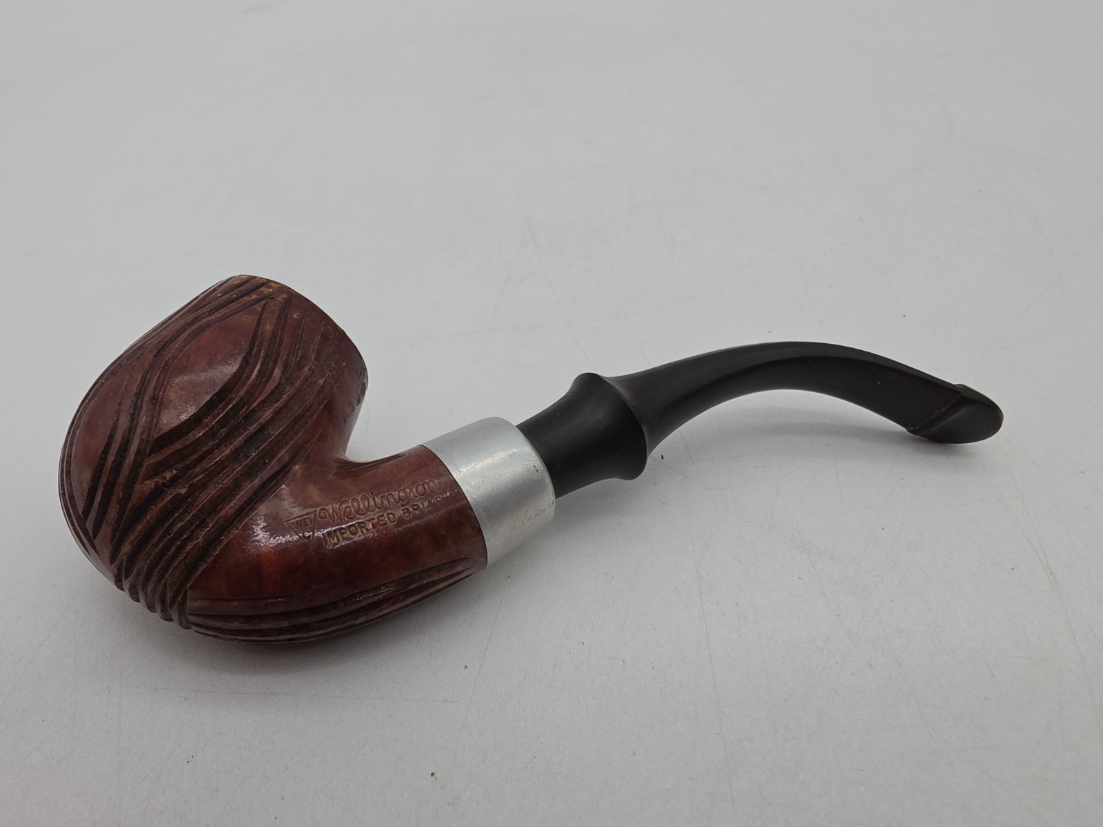 Vintage WDC Wellington Imported Briar Tobacco Pipe Estate Smoking Pipe Vintage WDC Wellington Imported Briar Tobacco Pipe Estate Smoking Pipe