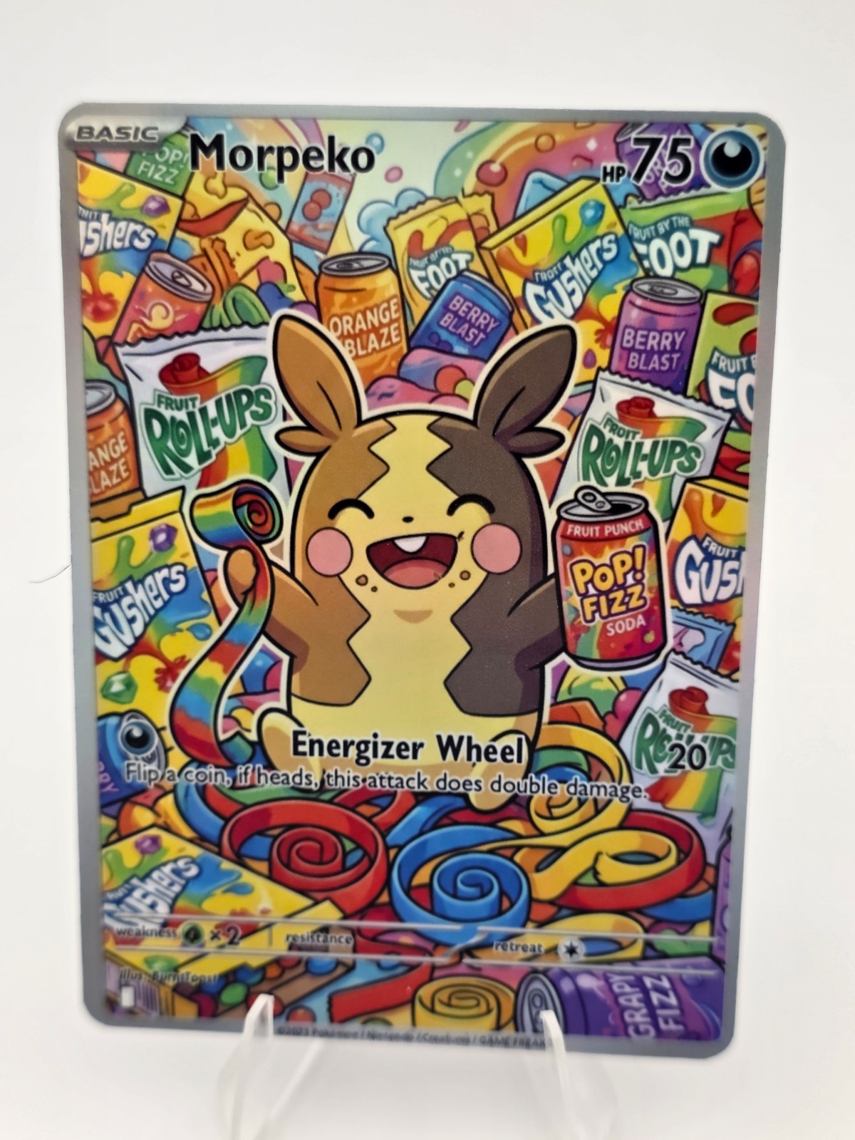 CUSTOM FAN ART Morpeko Food Trips Holo Card