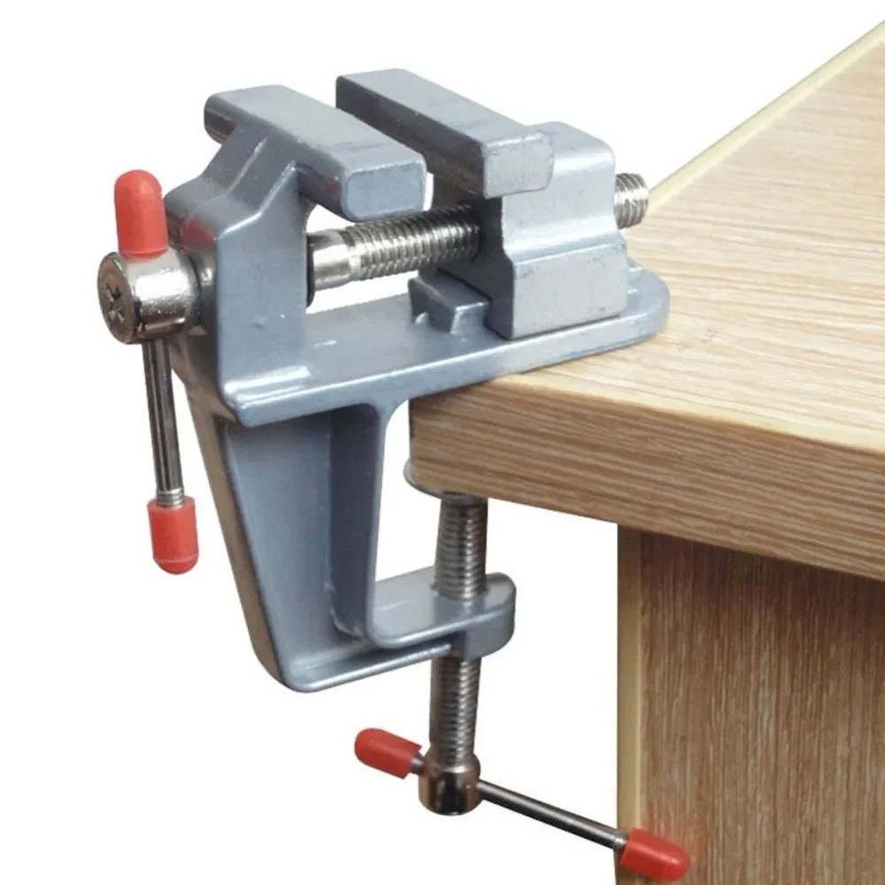 Mini Table Clamp Bench Vise Small Jewelers Hobby Craft DIY Aluminum Vice Tool
