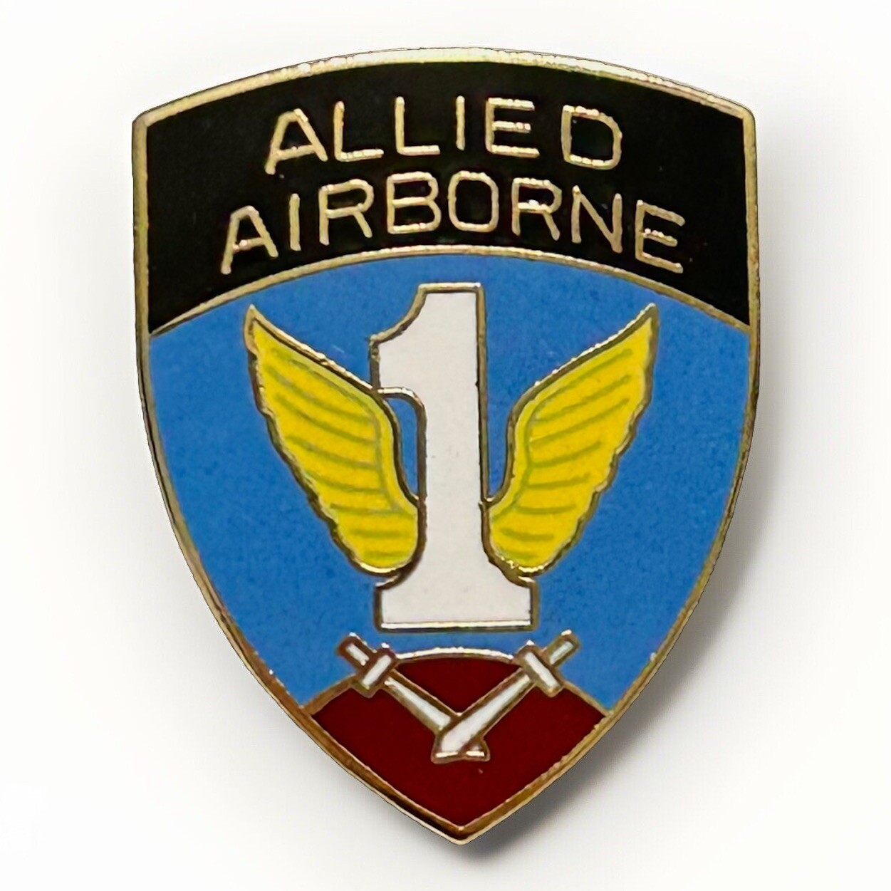FIRST ALLIED AIRBORNE ARMY PIN WW2