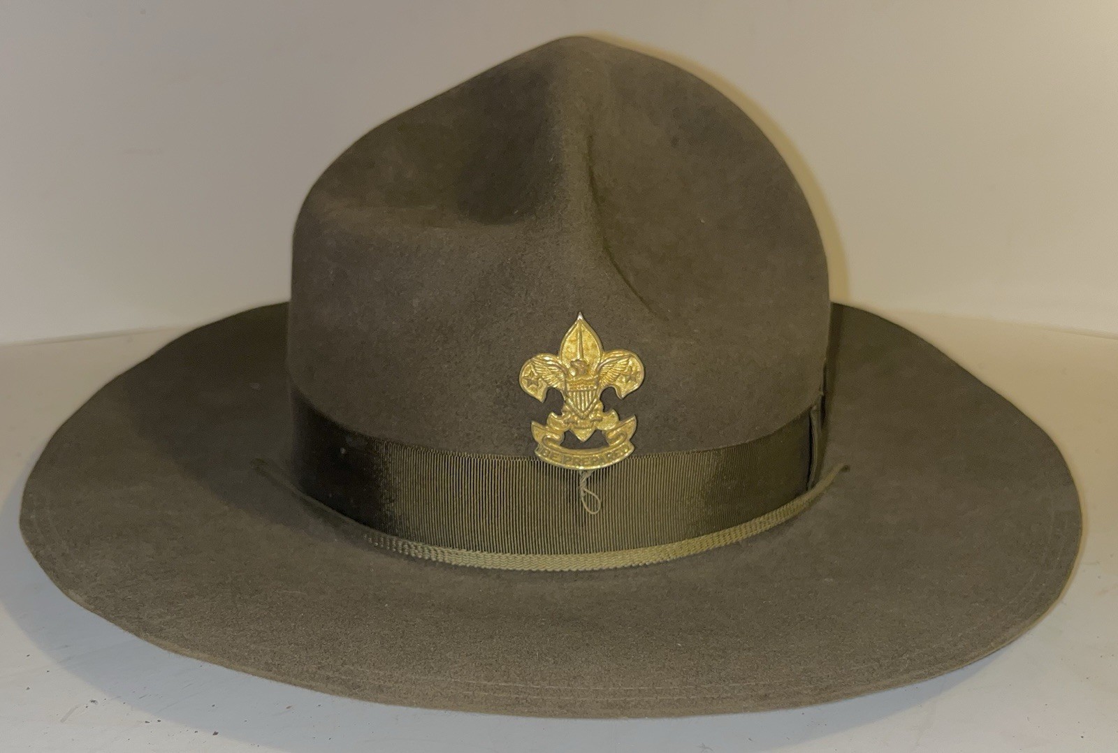 Vintage BSA Boy Scouts America Campaign Scout Master Hat Size 7 1/8